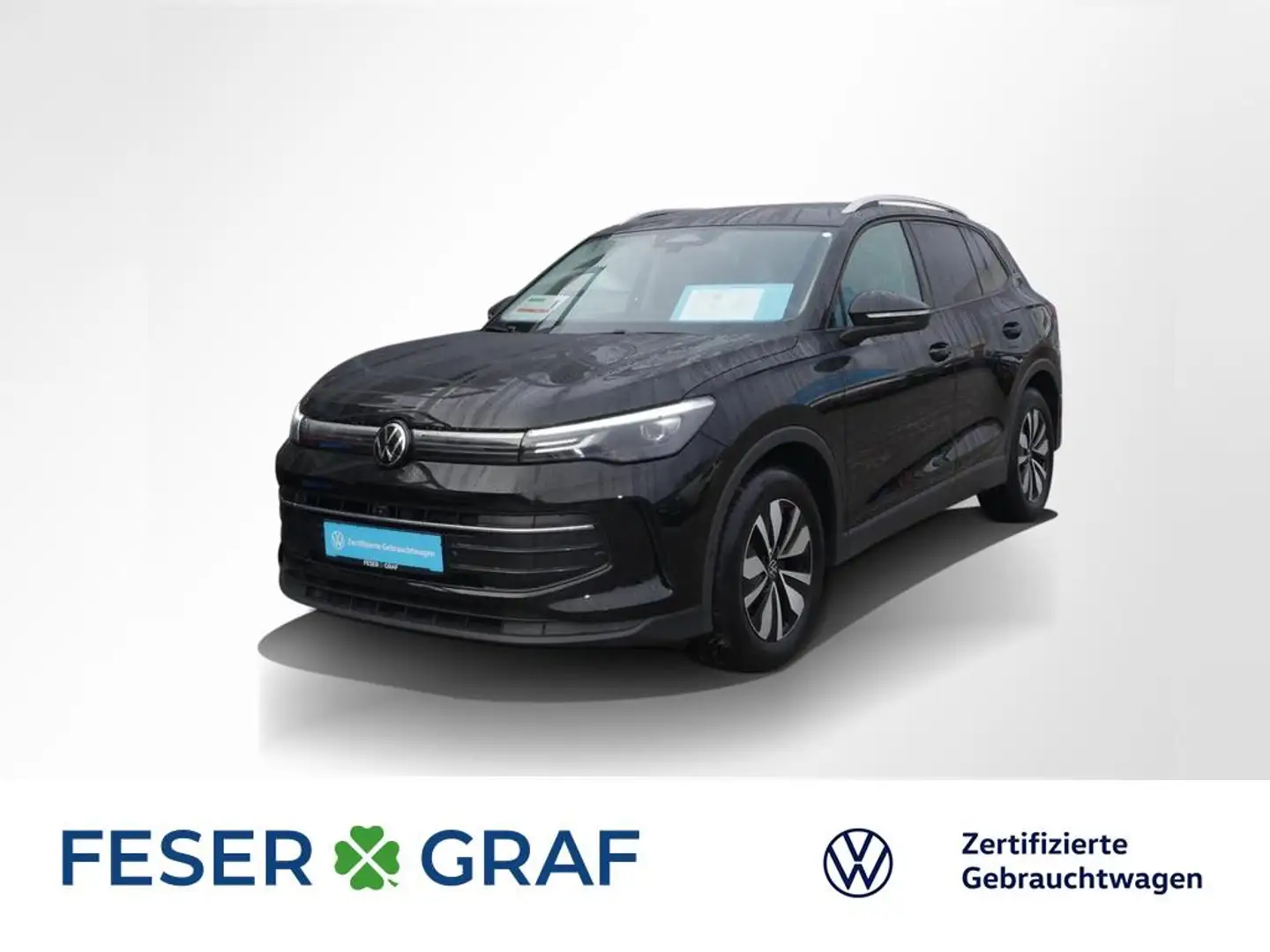 Volkswagen Tiguan 1.5 eTSI Goal DSG ACC AHK LED Navi 360° Schwarz - 1