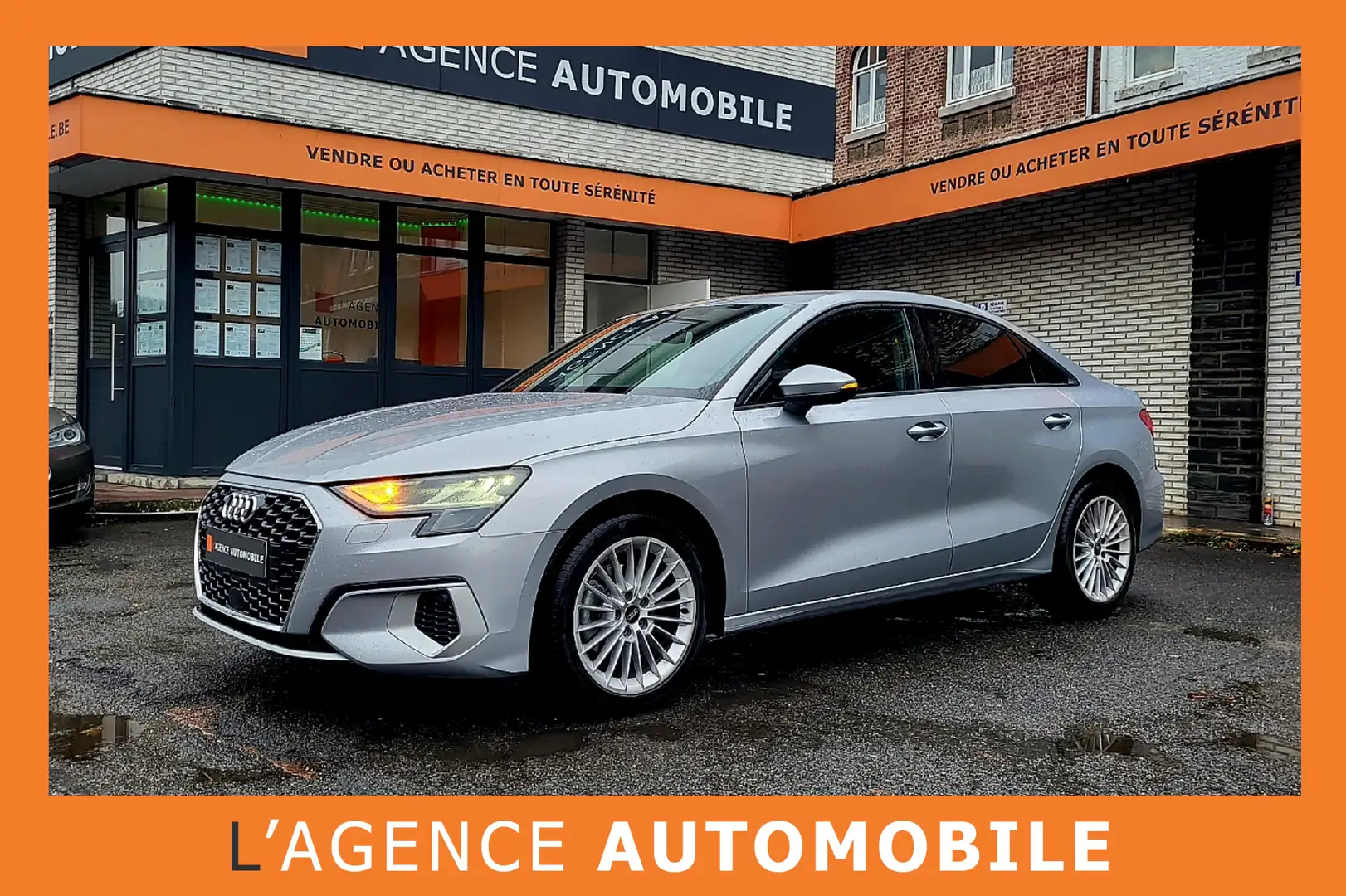 Audi A3 30TFSI SEDAN Stronic ACC CAMERA GARANTIE 2028 Zilver - 1