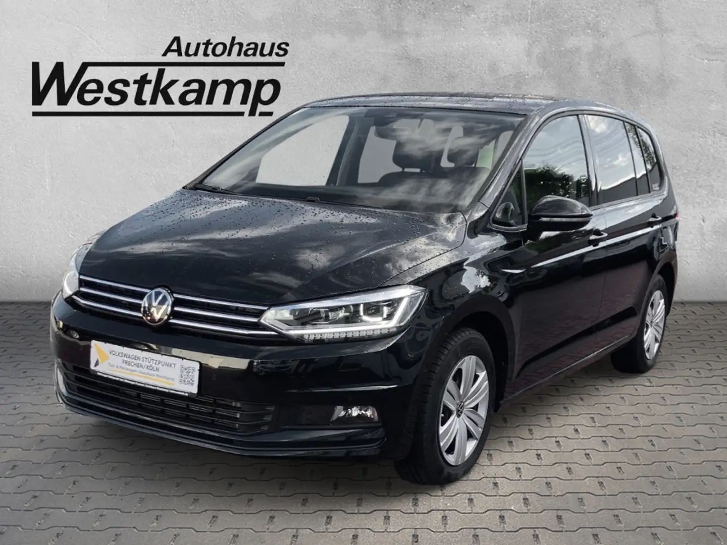 Volkswagen Touran mit MIETWAGEN-Paket in schwarz perleffekt Schwarz - 1