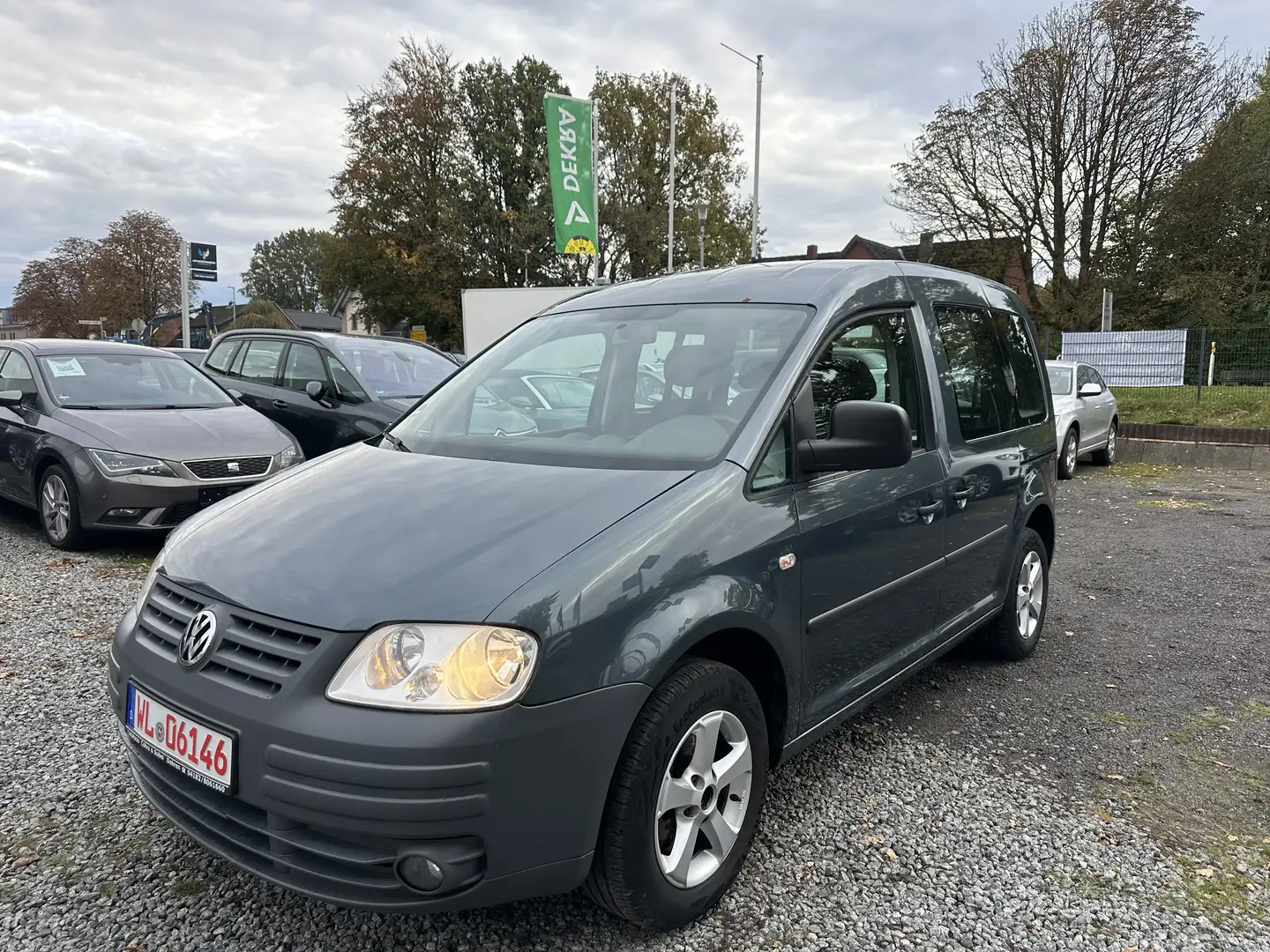 Volkswagen Caddy 2.0 CNG Erdgas Life EcoFuel*AHK+TÜV 04.2026 Grau - 1