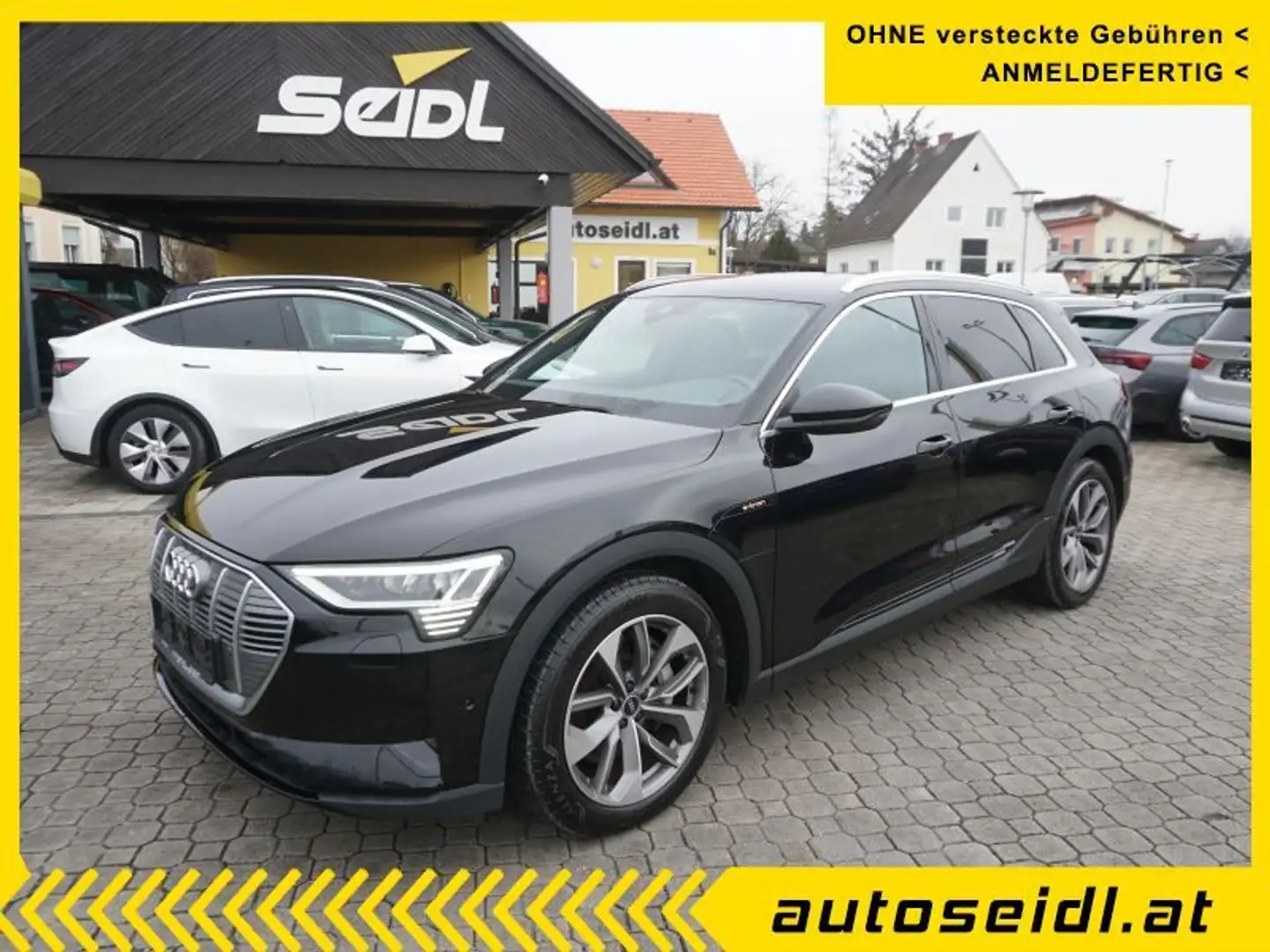 Audi e-tron 50 quattro Business *S-LINE+MATRIX+AHV* Schwarz - 1