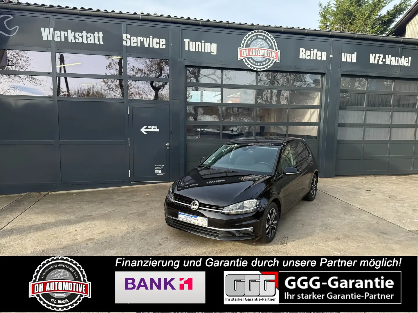 Volkswagen Golf IQ.DRIVE AHK ACC TOP ZUSTAND 2.HAND GARANTIE Schwarz - 1