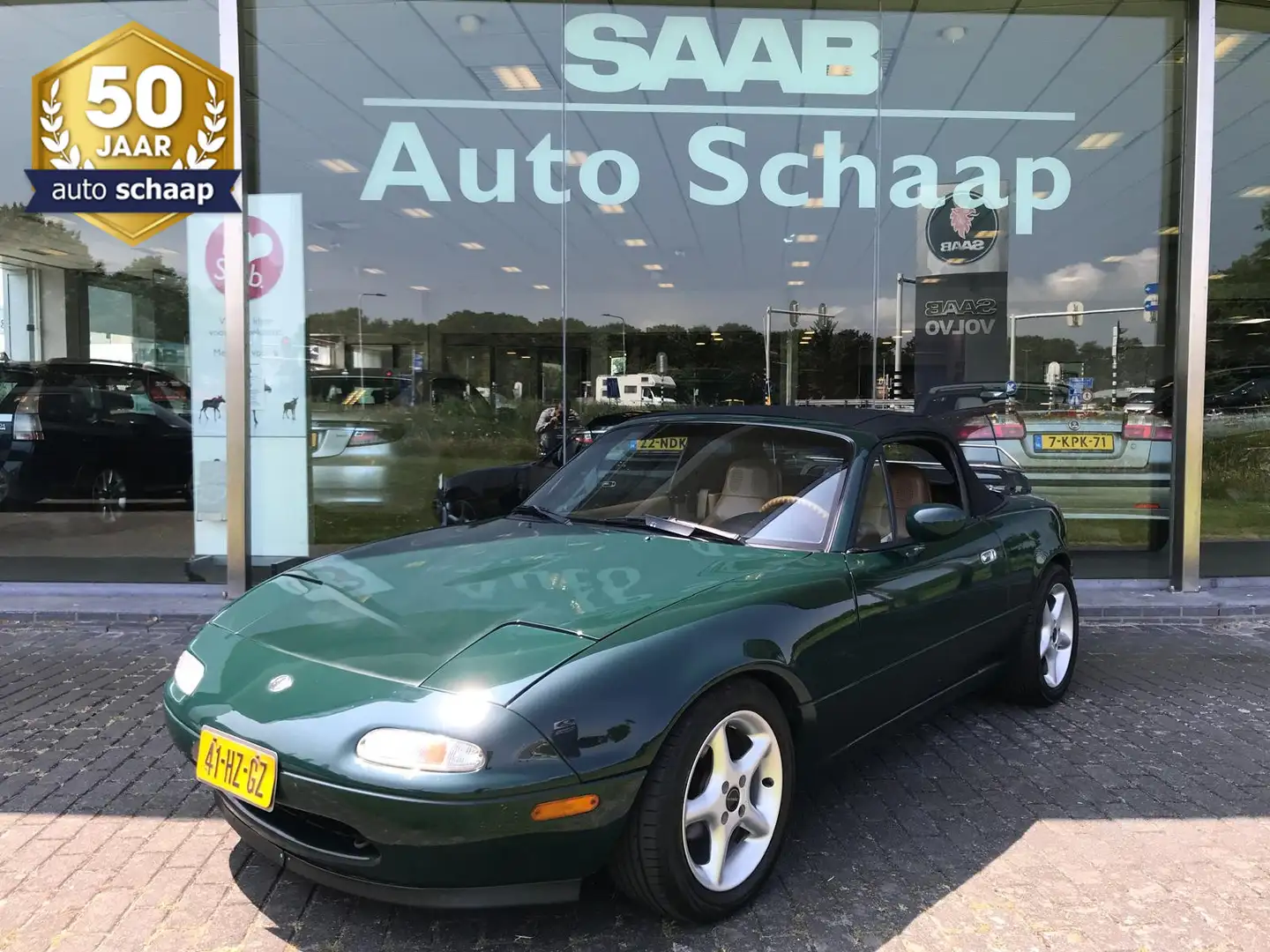 Mazda MX-5 1.6i-16V Cabriolet | Rijklaar | Harde auto Onderho Green - 1