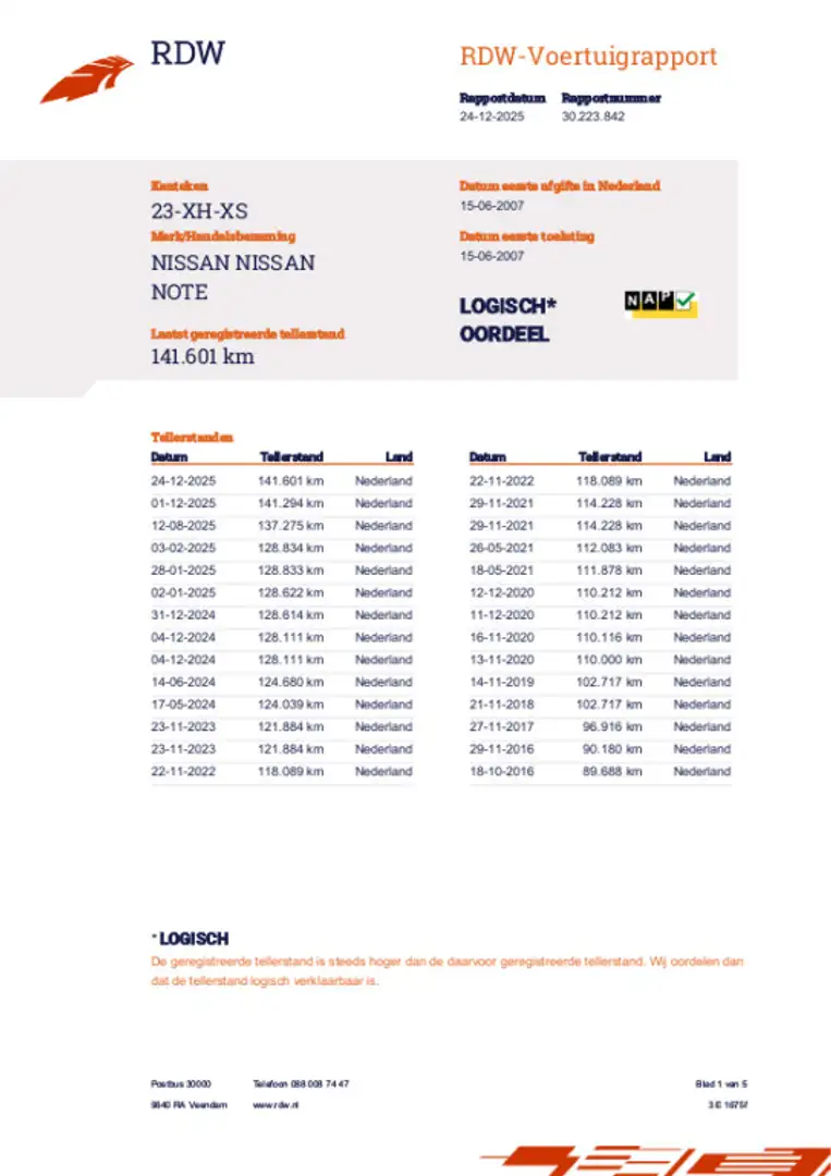 Nissan Note 1.6 Acenta CLIMATE|TREKHAAK|CRUISE|ALL SEASON Blau - 2