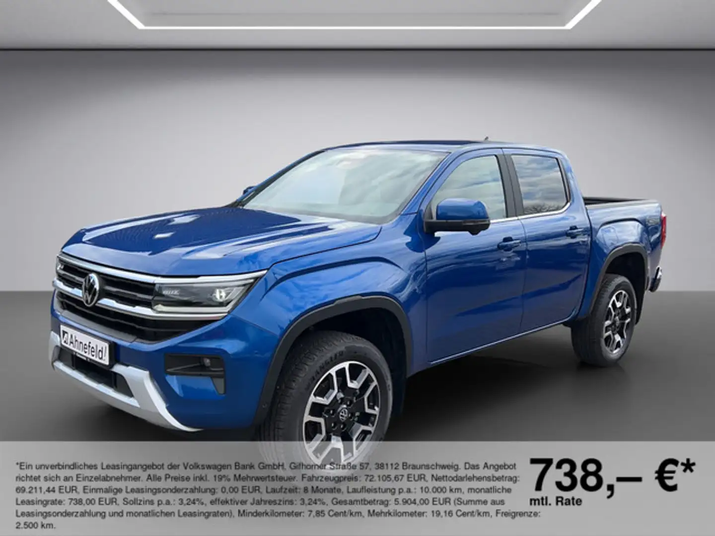 Volkswagen Amarok Style DC Motor: 3.0 TDI 177 kW Getriebe: 10-Gang Automat Blau - 1