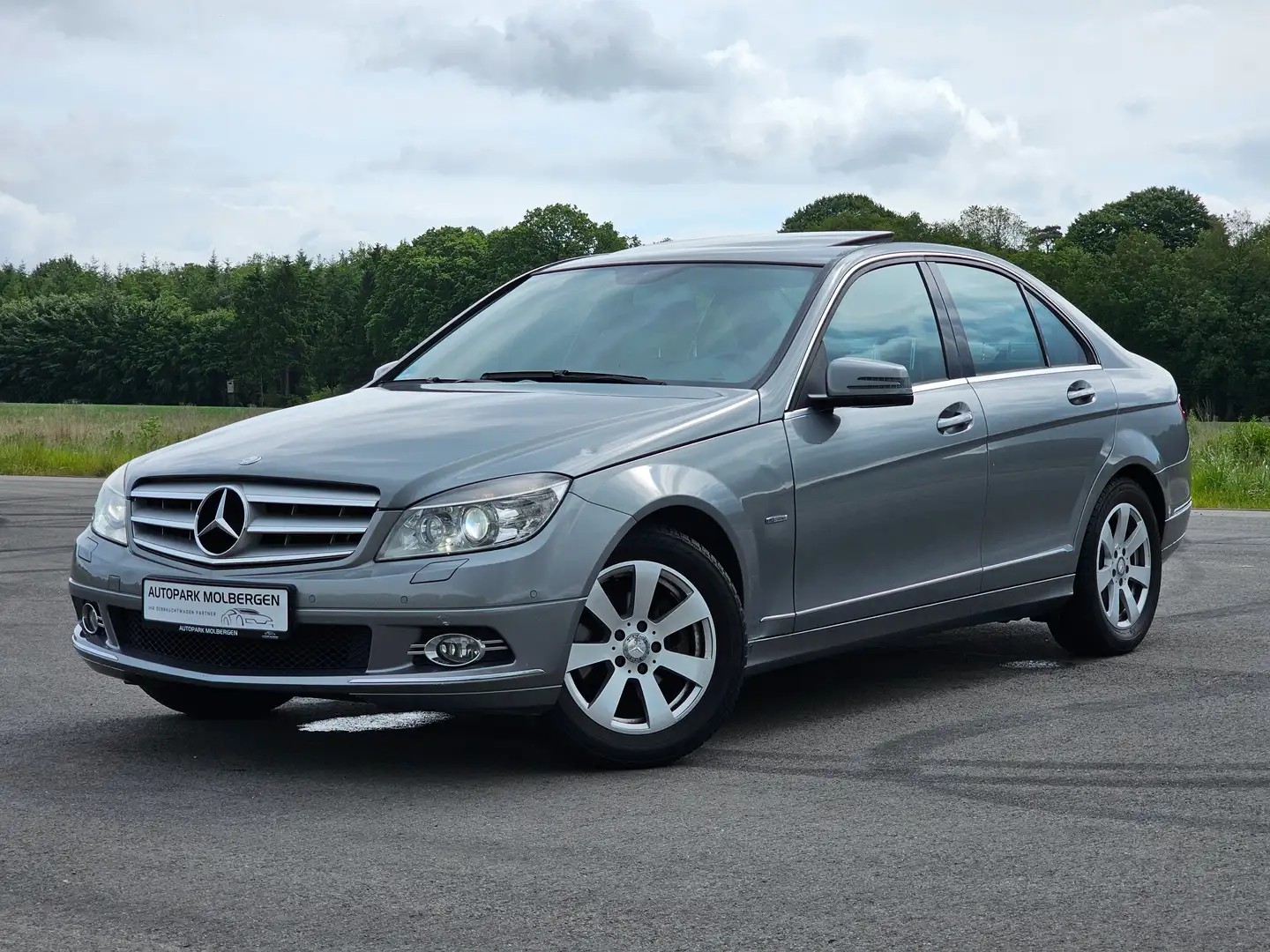 Mercedes-Benz C 180 Top Ausstattung Avantgarde Leder Bi-Xenon GARANTIE Grigio - 2