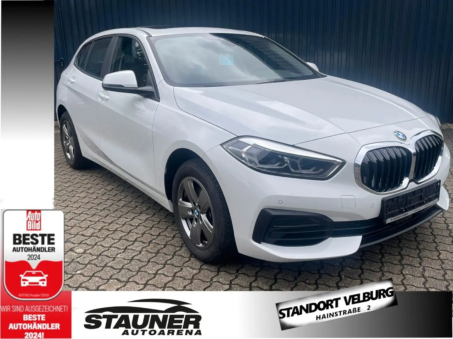 BMW 116 i 5-Türer/ SchiebeDach/Lenkradheiz/LED/Navi Weiß - 1