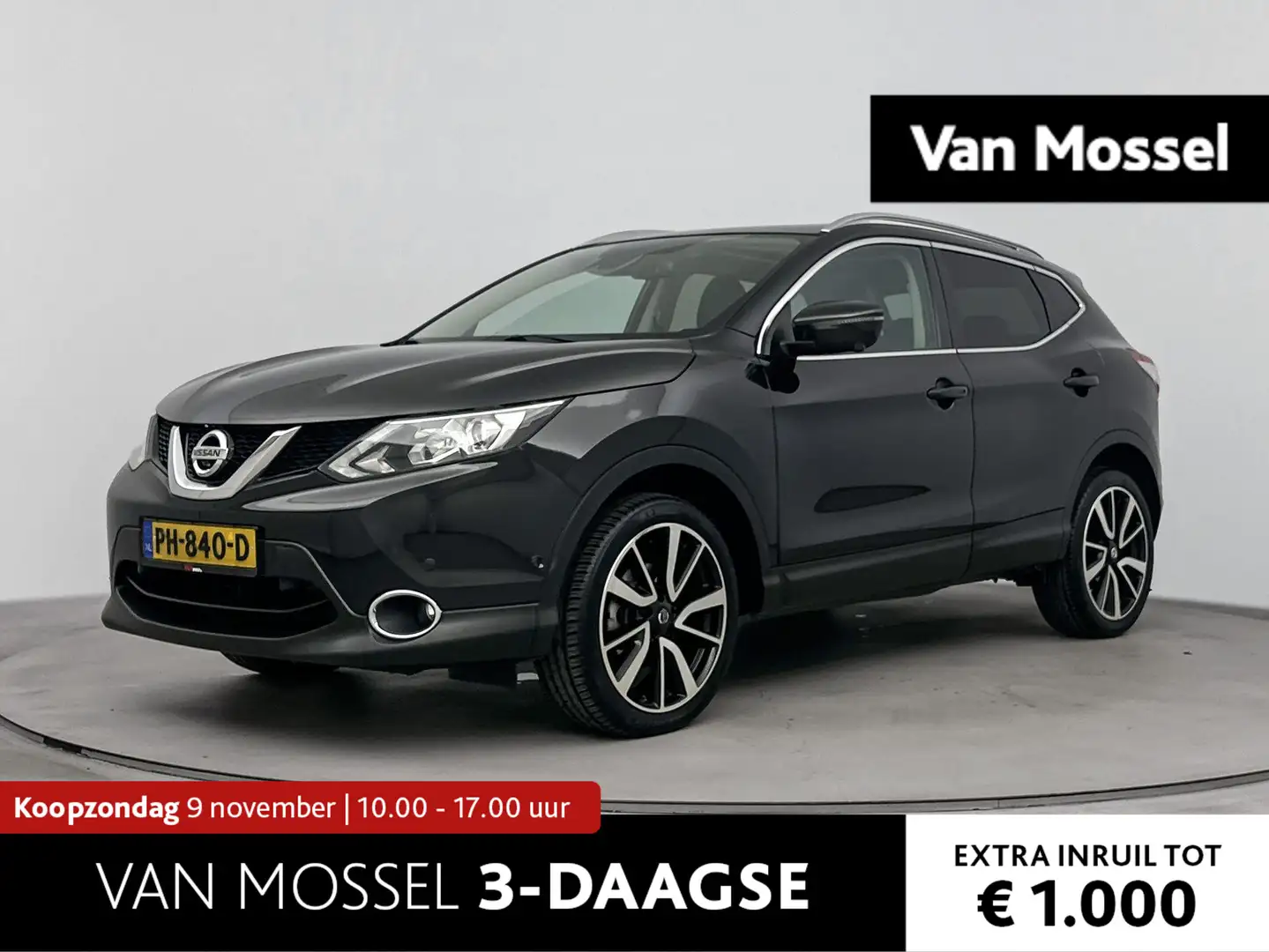 Nissan Qashqai 1.2 Tekna 115PK | Navigatie | Trekhaak | Panoramad Noir - 1