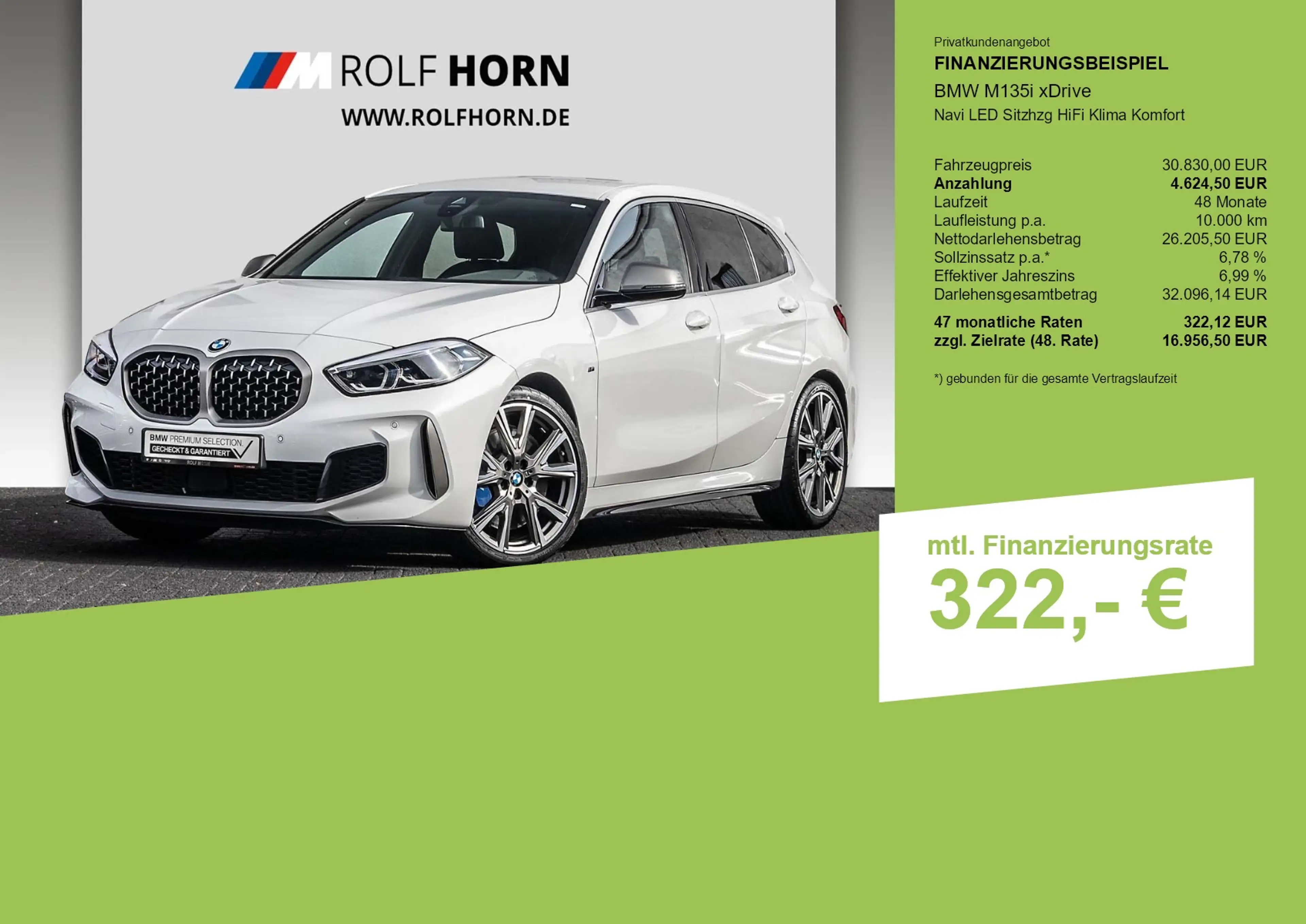 BMW 135 M135i xDrive Navi LED Sitzhzg HiFi Klima Komfort — photo 3