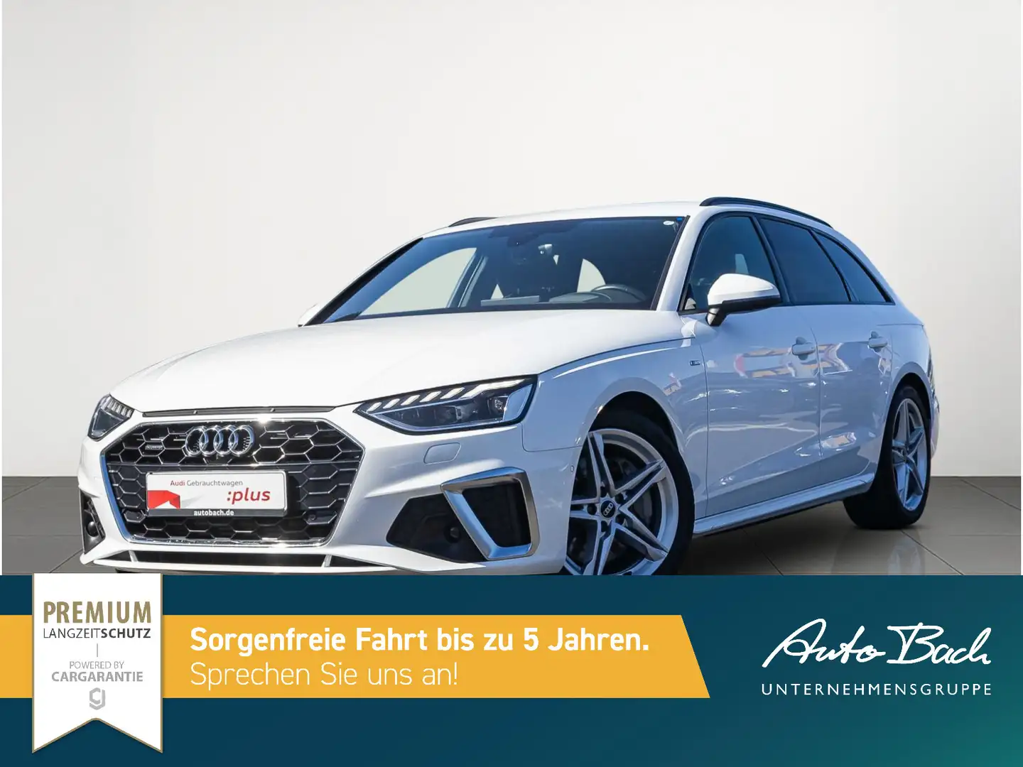 Audi A4 S line 45TFSI qu. Stronic Navi ACC Virt Weiß - 2