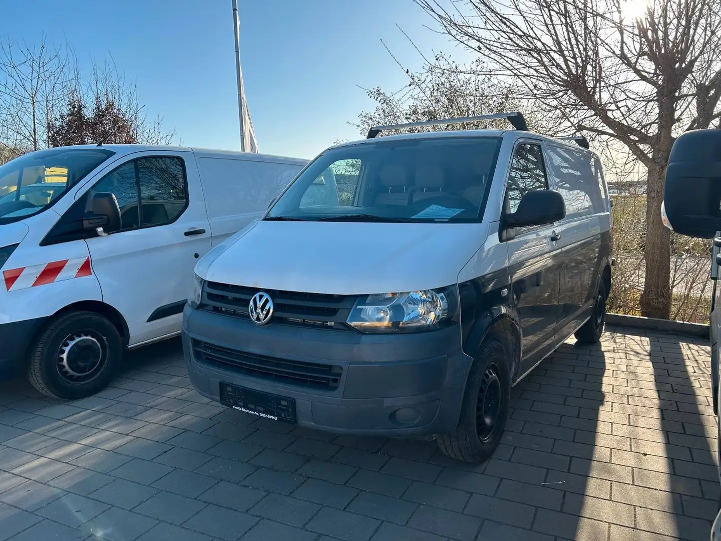 Volkswagen T5 Transporter T5/Klima/Radio/CD/Heckflügeltüren/Dachständer Fehér - 2