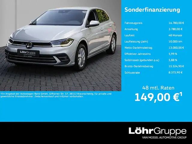 2023 Volkswagen Polo in Silver for sale