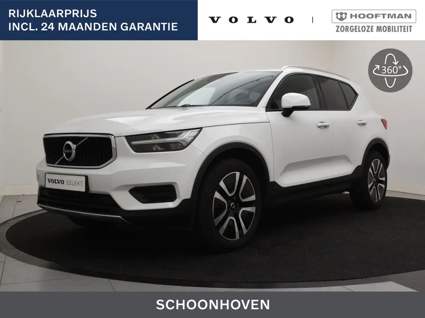 Volvo XC40 T2 AUT(8) MOMENTUM LEDER NAVI BLUETOOTH PARK ASSIS Wit - 1