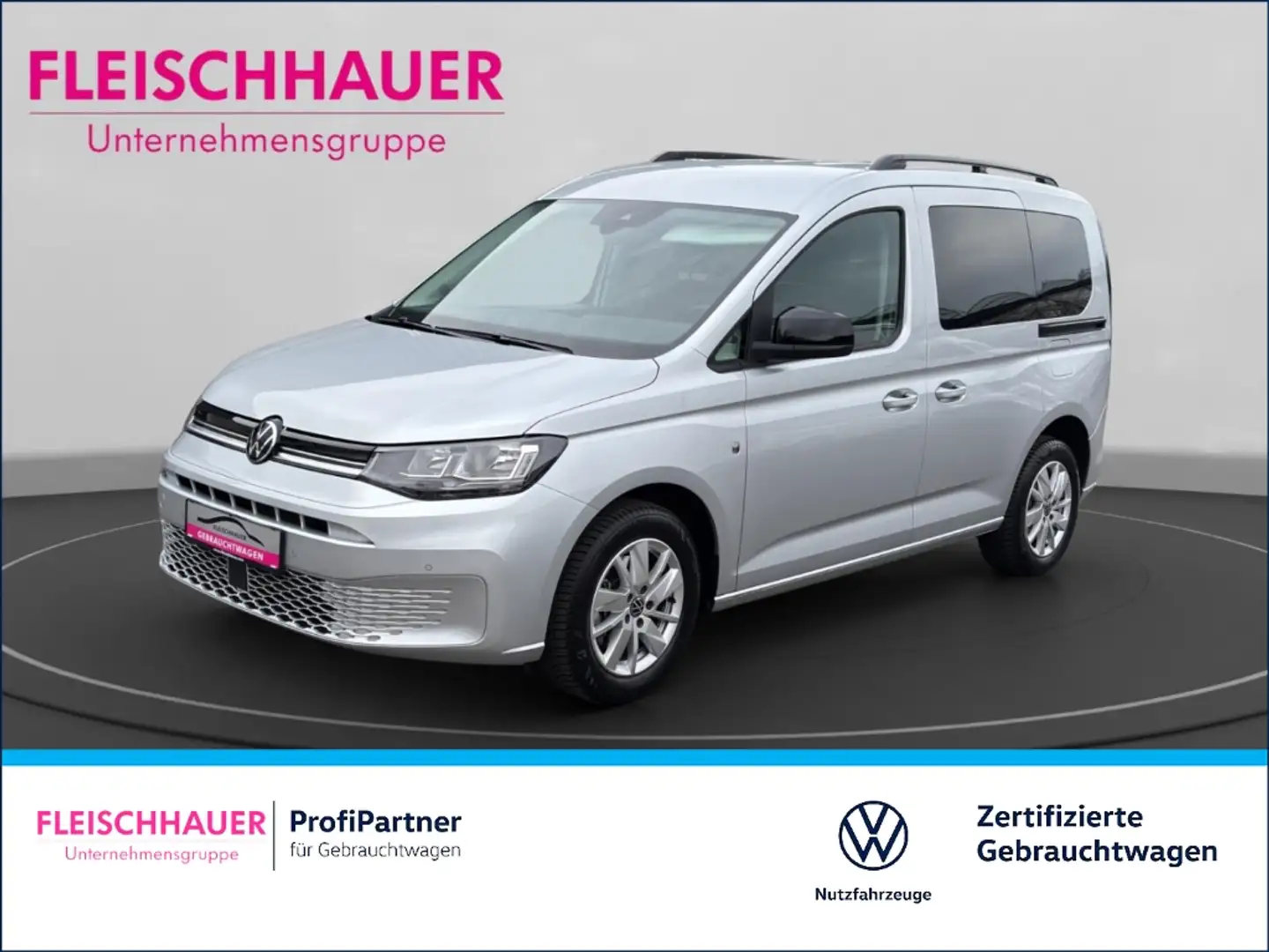 Volkswagen Caddy 1.5 Life 84 TSI+DAB+KLIMA+USB Silber - 1