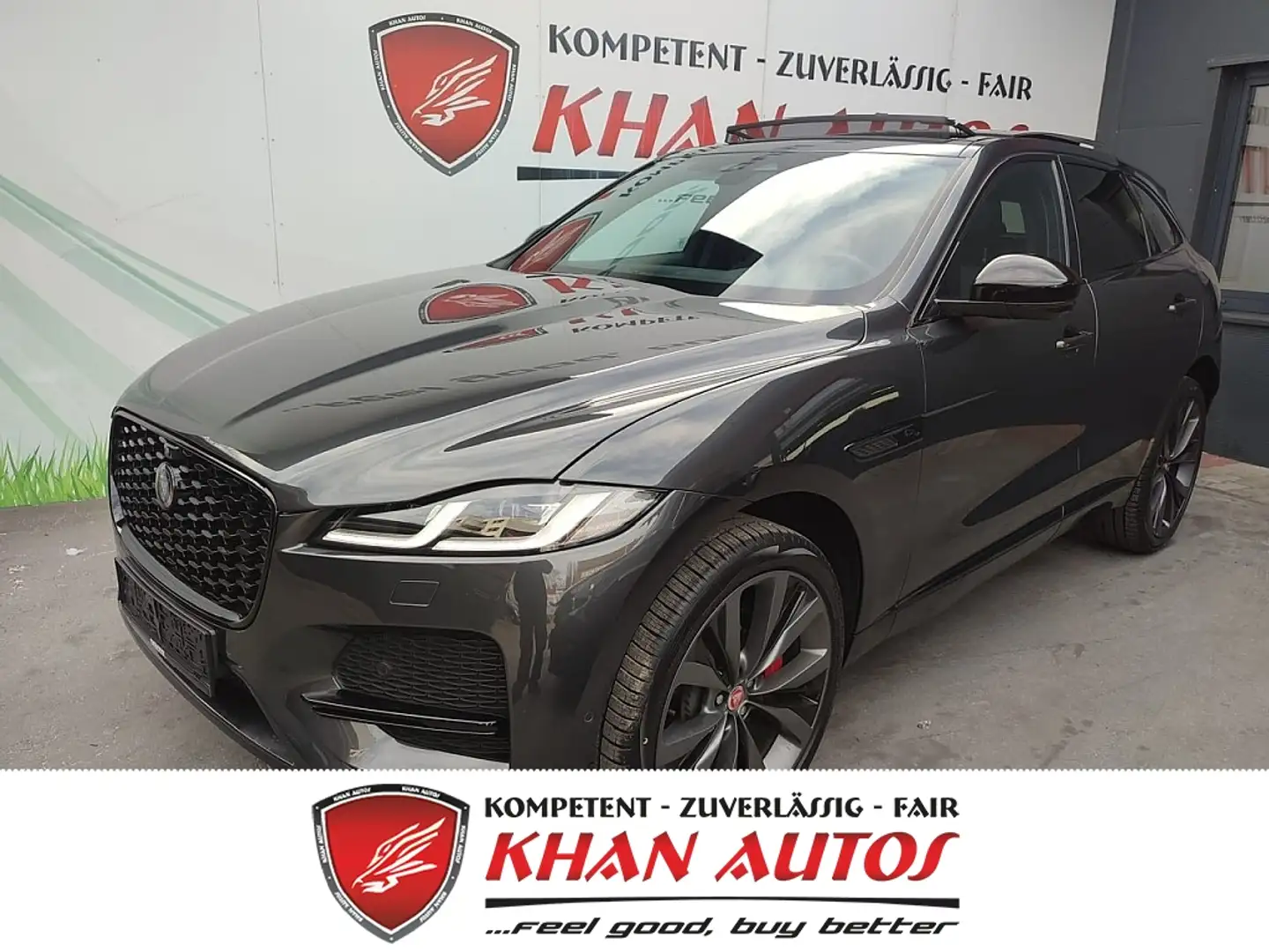 Jaguar F-Pace SE D300 AWD Aut. *Panorama*Meridian*360 Grad* Grau - 1