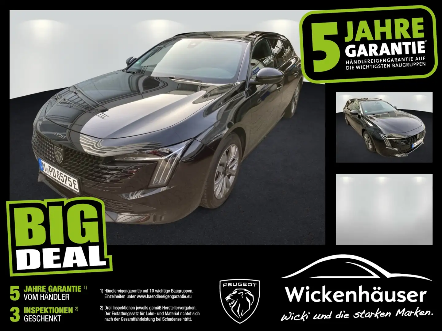 Peugeot 508 SW Allure PHEV PDC. KAM ACC Kamera360 Schwarz - 1