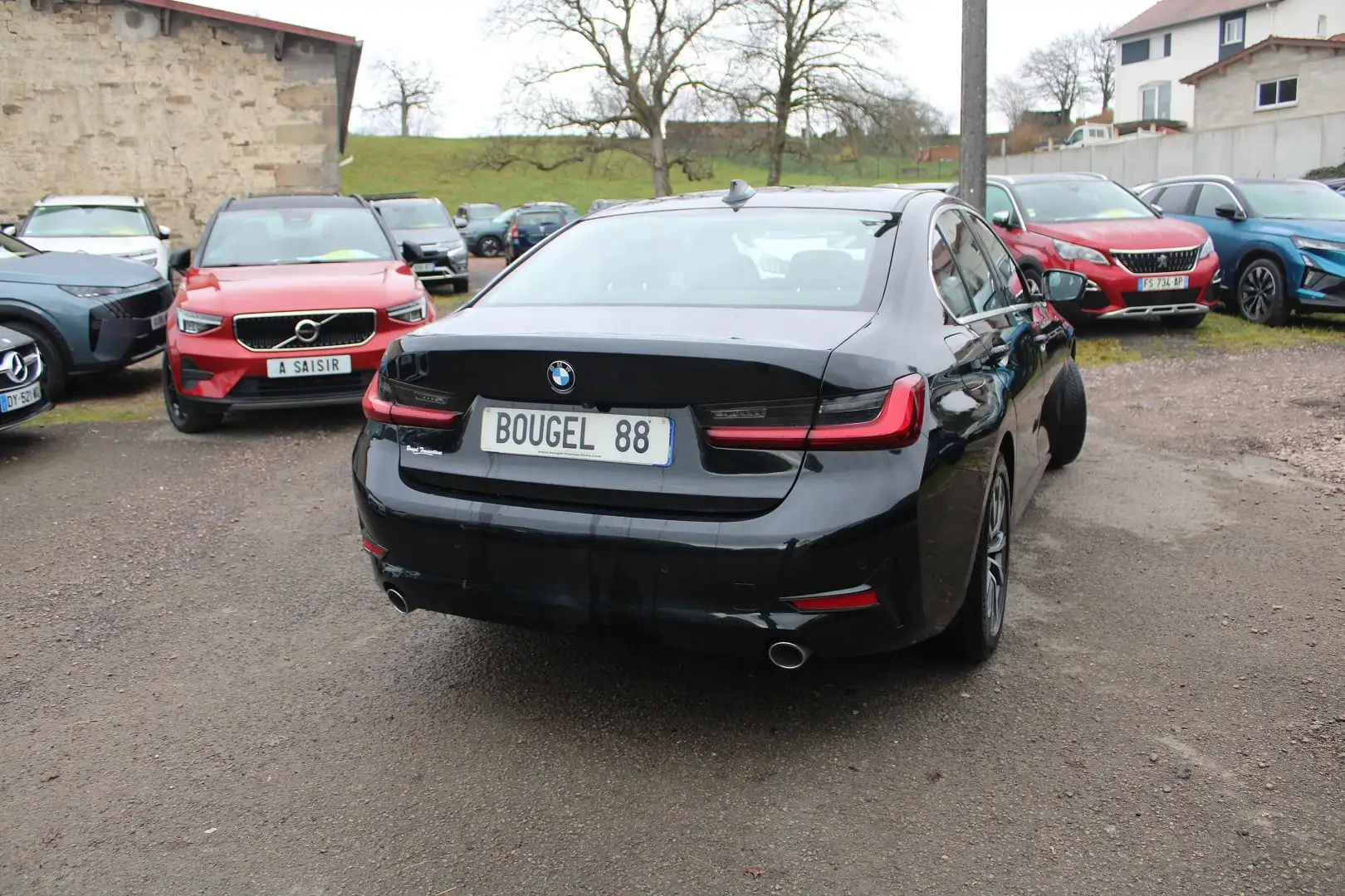 BMW 316 LOUNGE 316DA 122 BOITE AUTO 8 RAPPORTS CAMÉRA FULL LEDS JA 17 GRAND GPS 3D USB Schwarz - 2