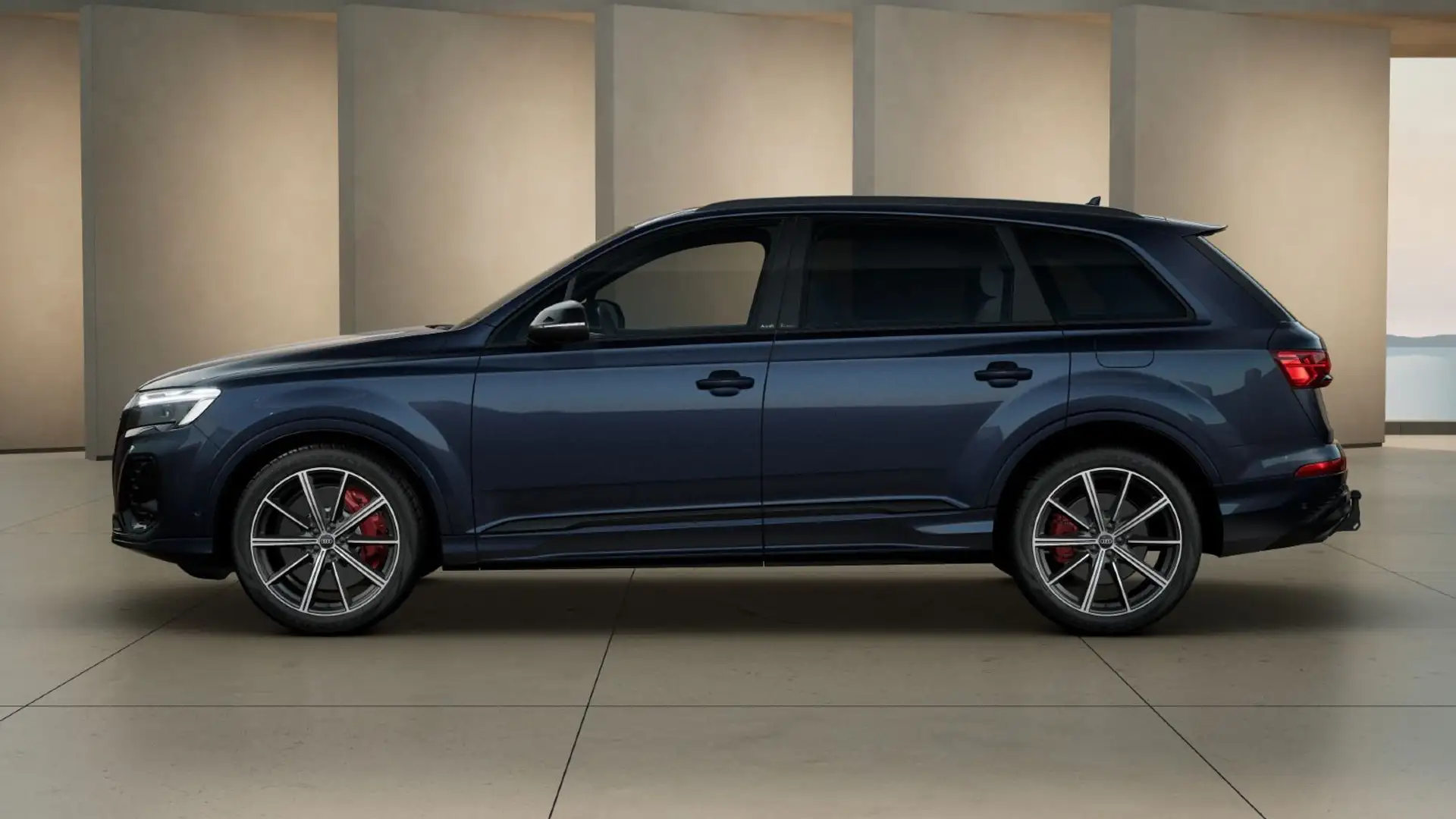 Audi Q7 SUV 60 TFSIe qu. S line AHK*Air*Pano*Matrix Blau - 2