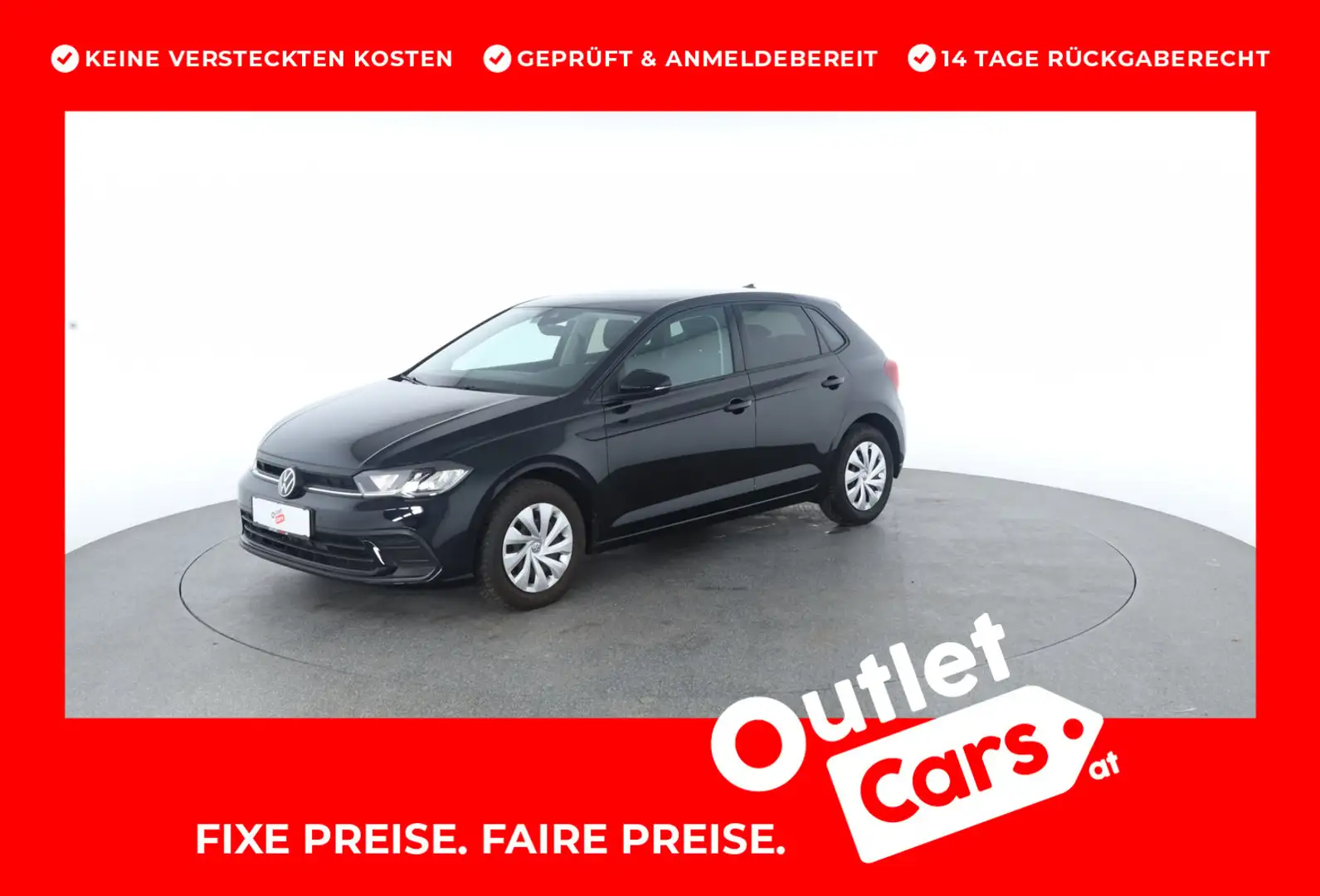 Volkswagen Polo Life TSI DSG Schwarz - 1