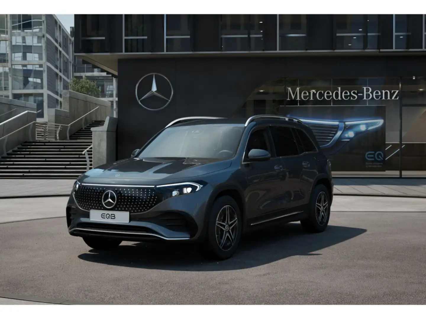 Mercedes-Benz EQB 350 4M AMG Kamera Ambiente LED el. Heckklapp Gris - 1