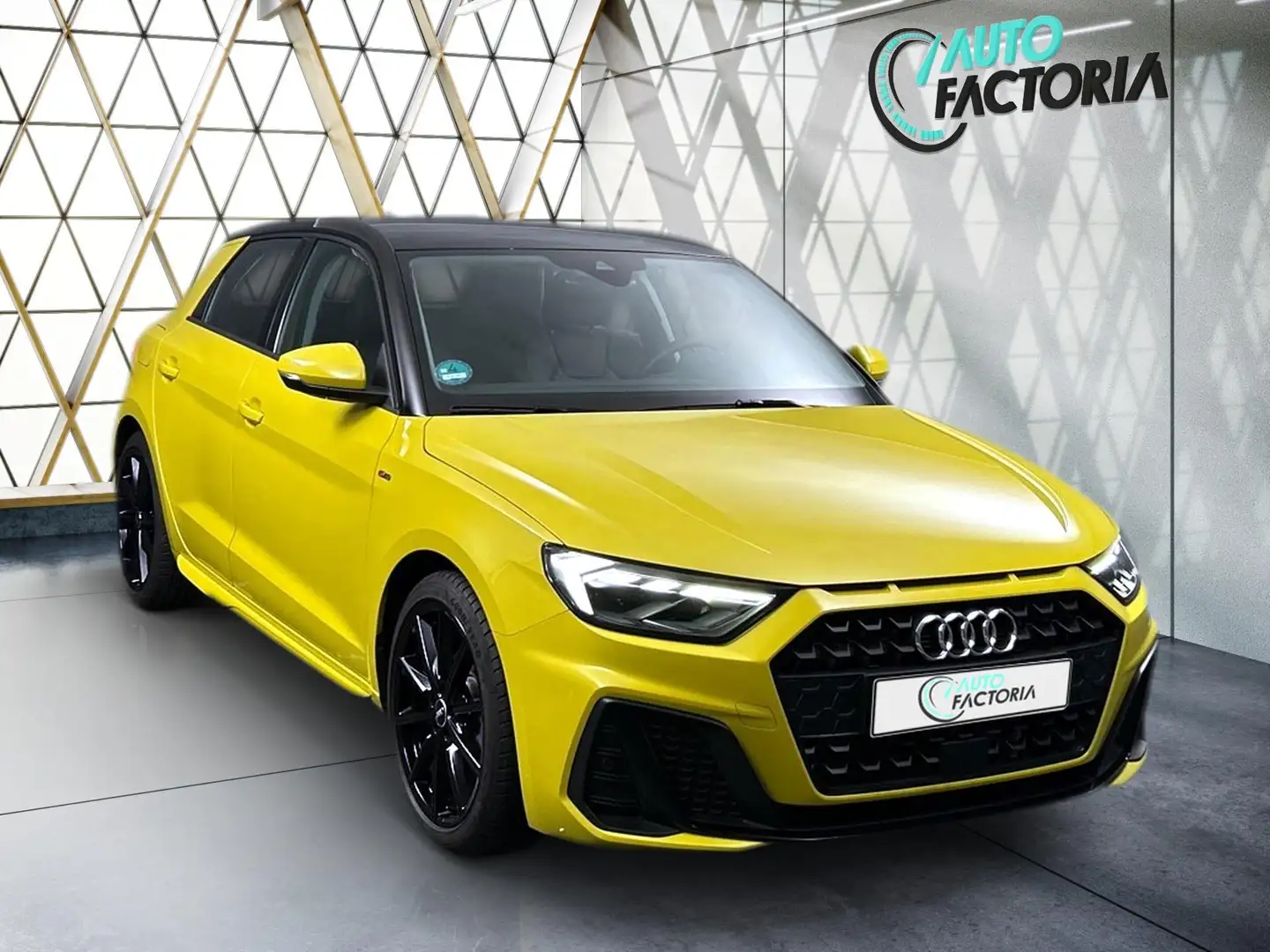 Audi A1 SPORTBACK -25% 30 TFSI 110cv SLINE+GPS+LED+Options Jaune - 2
