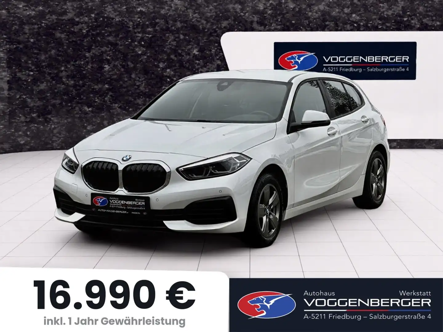 BMW 116 116d Automatik Weiß - 1
