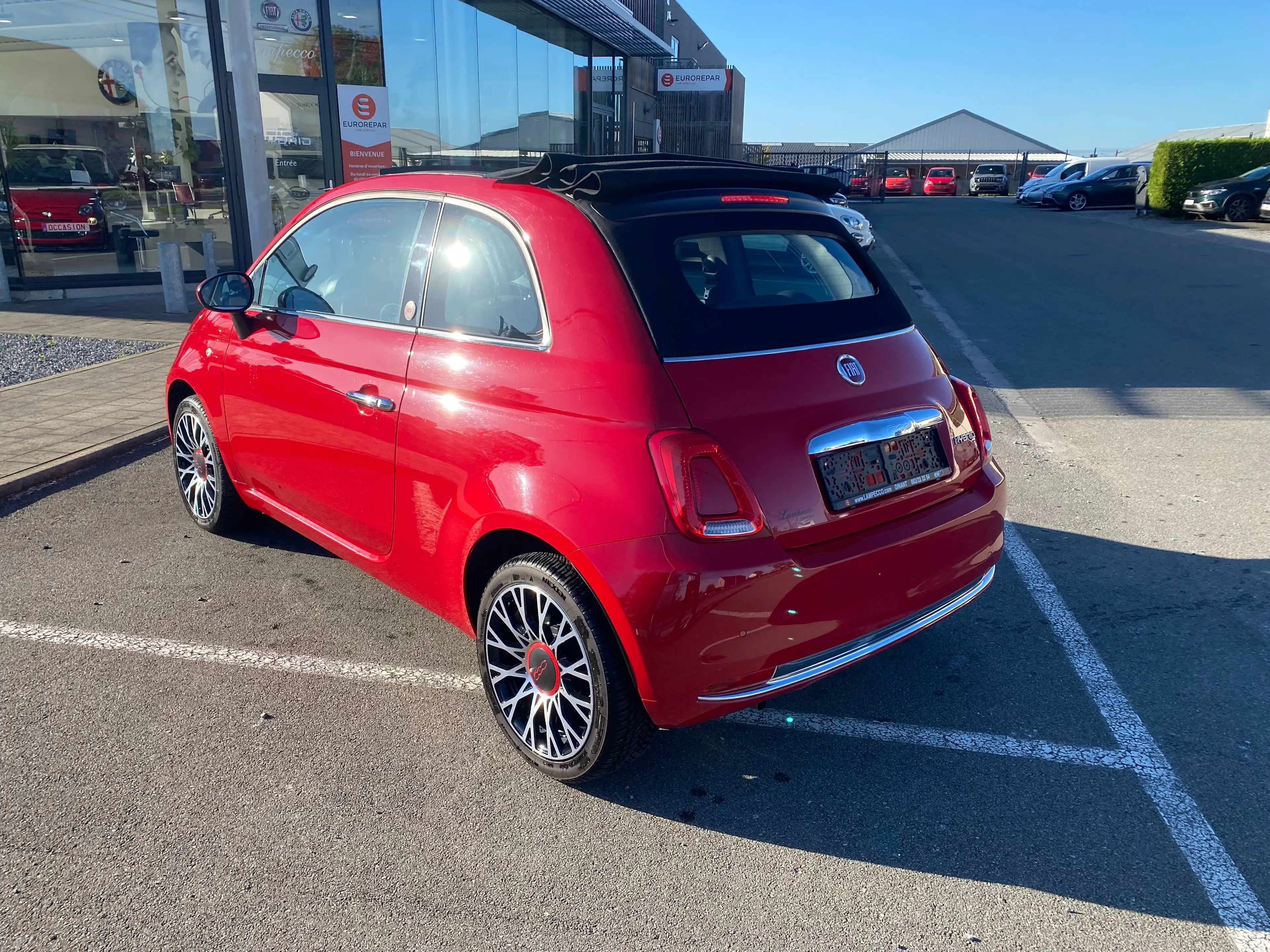Fiat 500C 500C 1.0i MHEV Red CARPLAY GARANTIE ETAT NEUF — photo 5