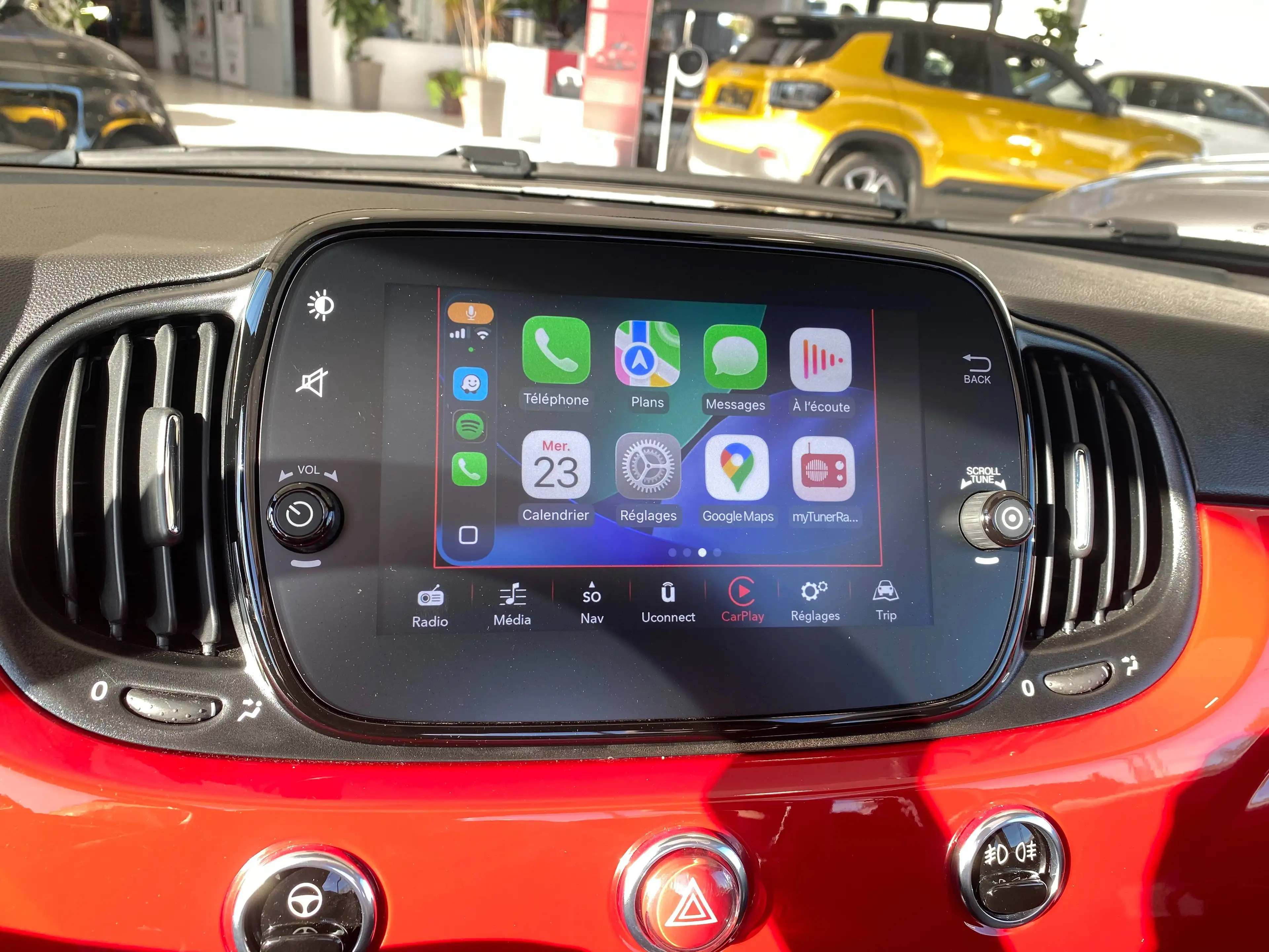 Fiat 500C 500C 1.0i MHEV Red CARPLAY GARANTIE ETAT NEUF — photo 15