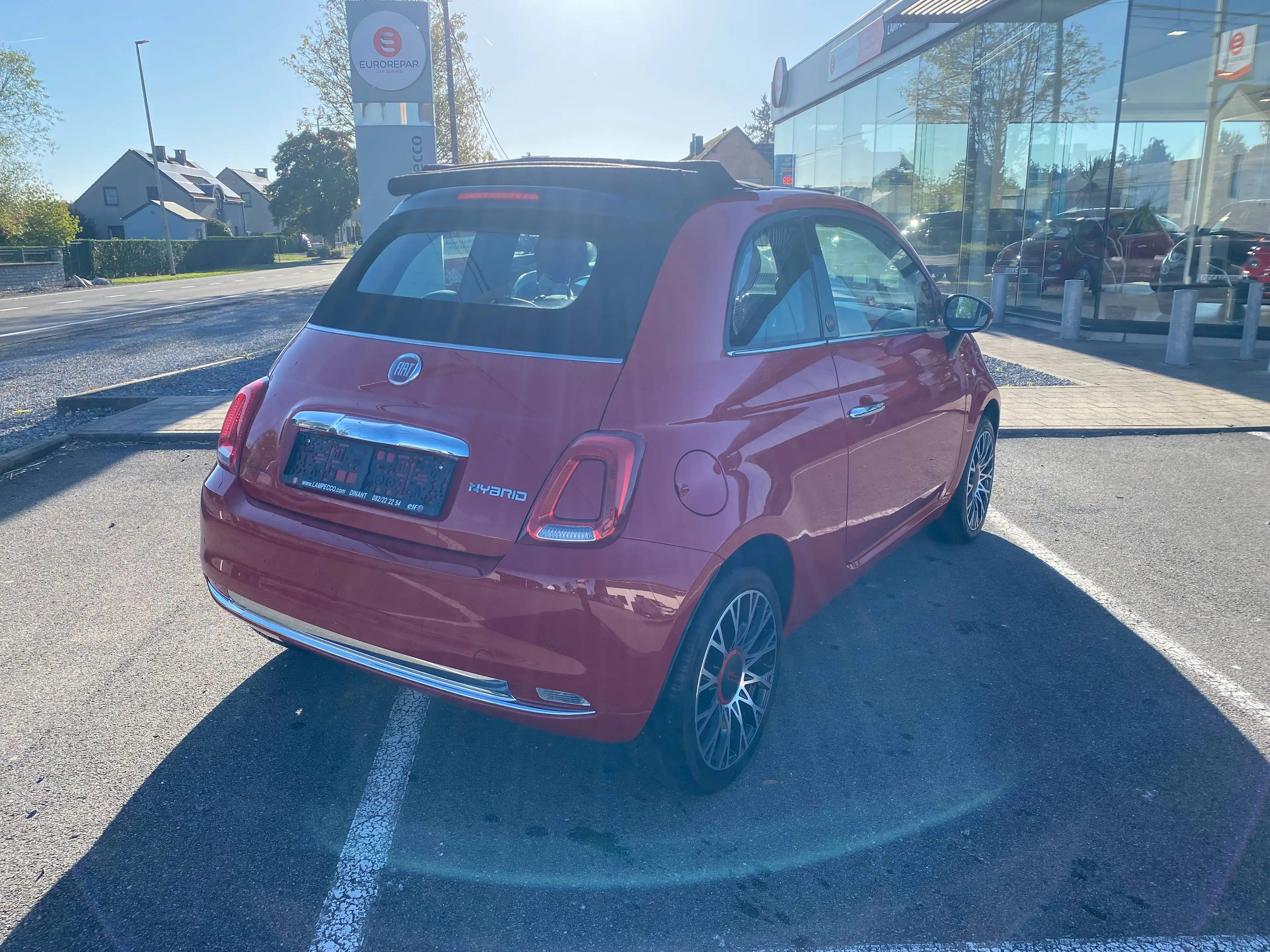 Fiat 500C 500C 1.0i MHEV Red CARPLAY GARANTIE ETAT NEUF — photo 4