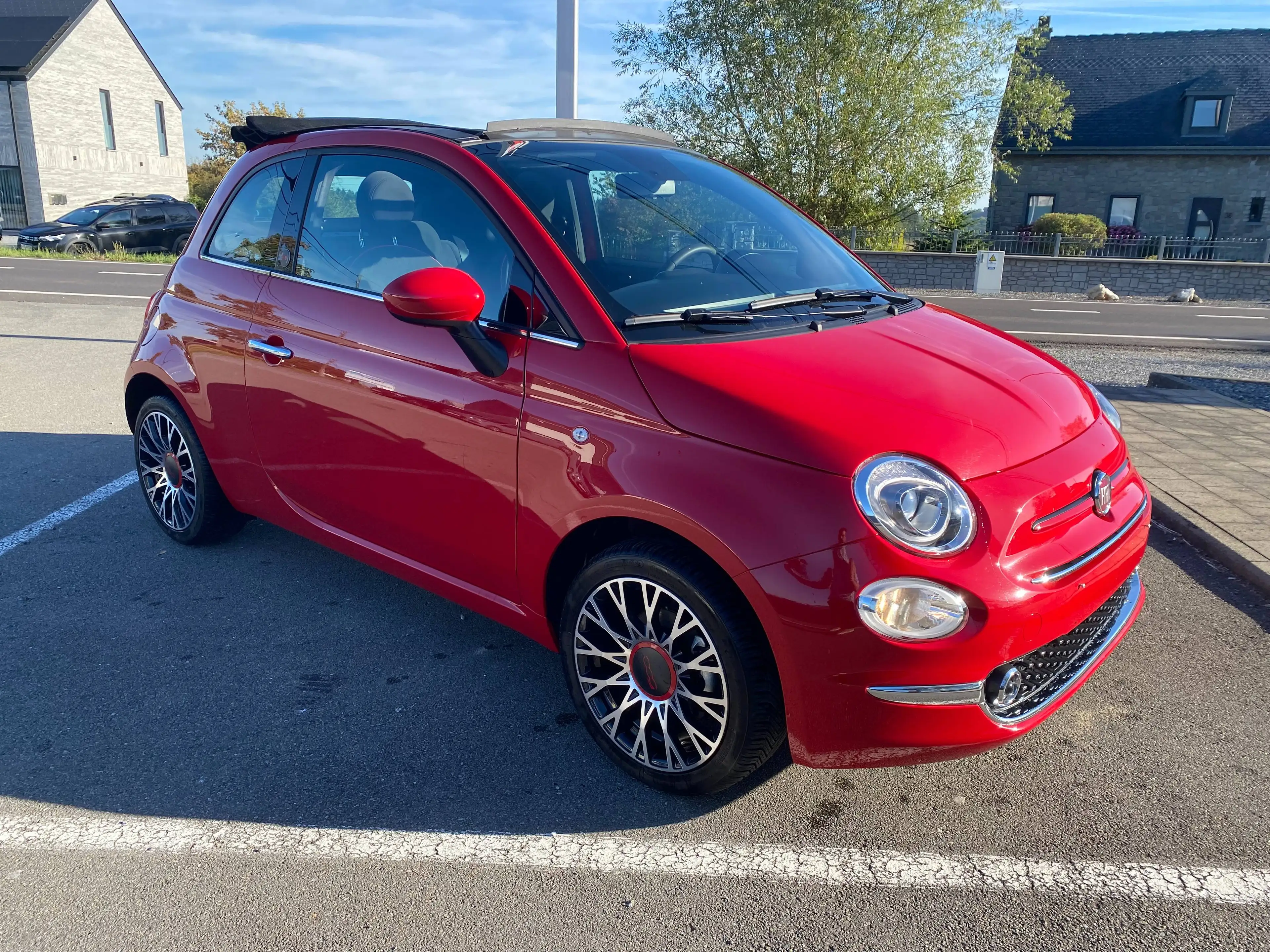 Fiat 500C 500C 1.0i MHEV Red CARPLAY GARANTIE ETAT NEUF — photo 3