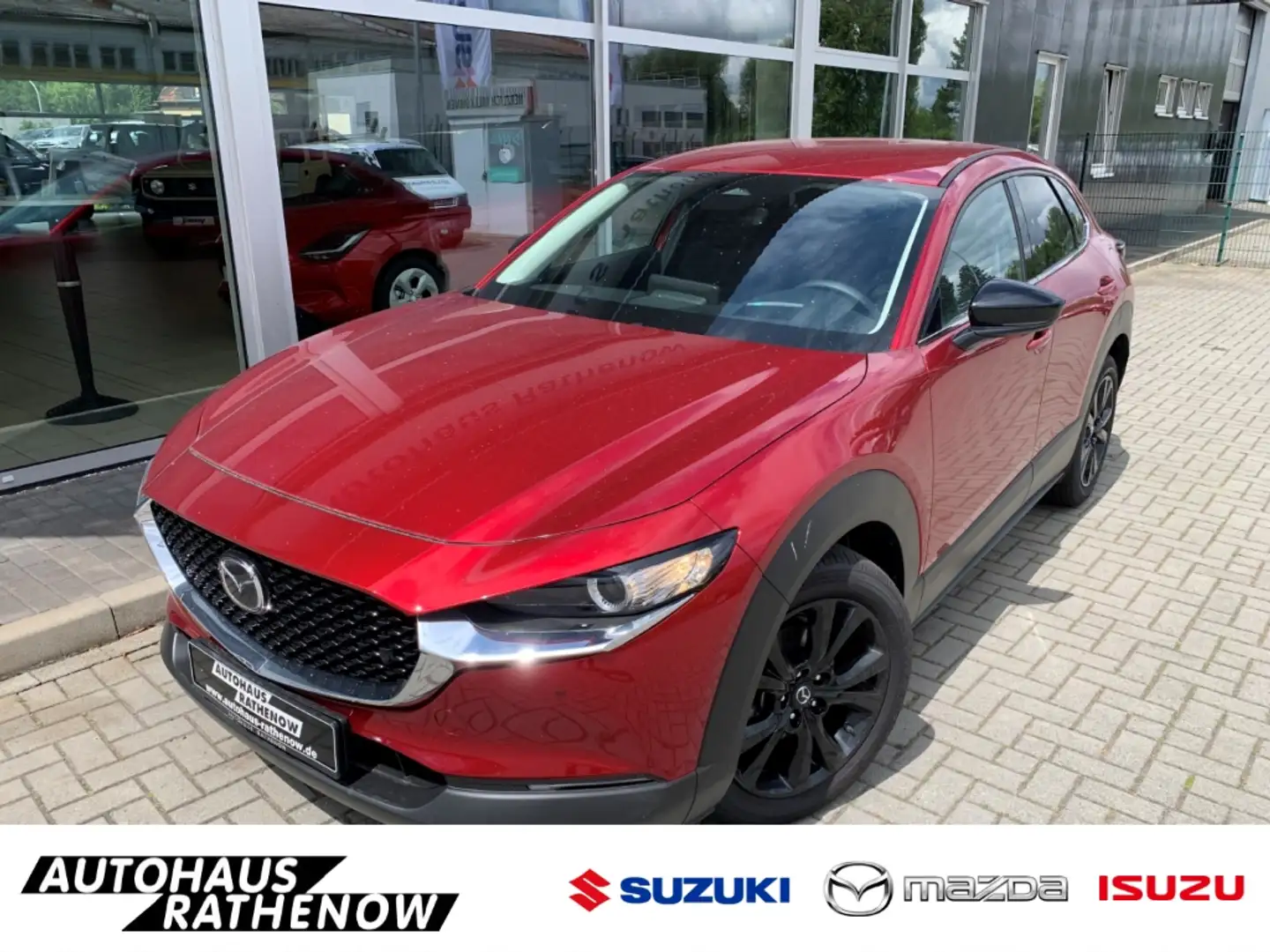 Mazda CX-30 Homura RED & BLACK 2.0 SKYACTIV-X-M Hybrid Navi LE Rouge - 2