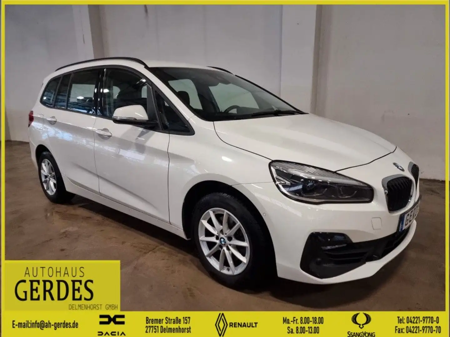 BMW 216 Baureihe 2 Gran Tourer 216 d Advantage Weiß - 1