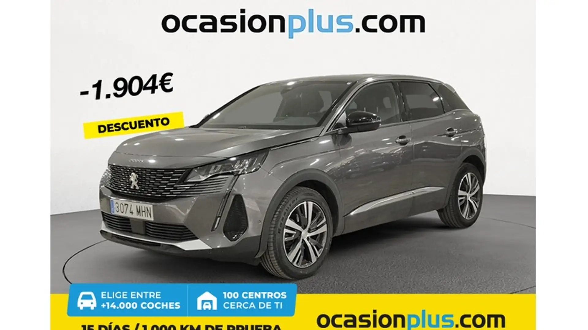 Peugeot 3008 1.2 PureTech S&S Allure 130 Plateado - 1