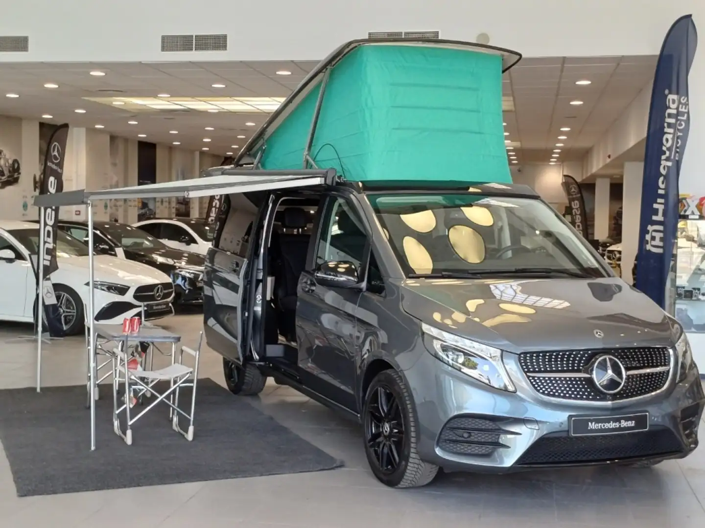 Mercedes-Benz V 300d Marco Polo Horizon 4MATIC Gris - 1