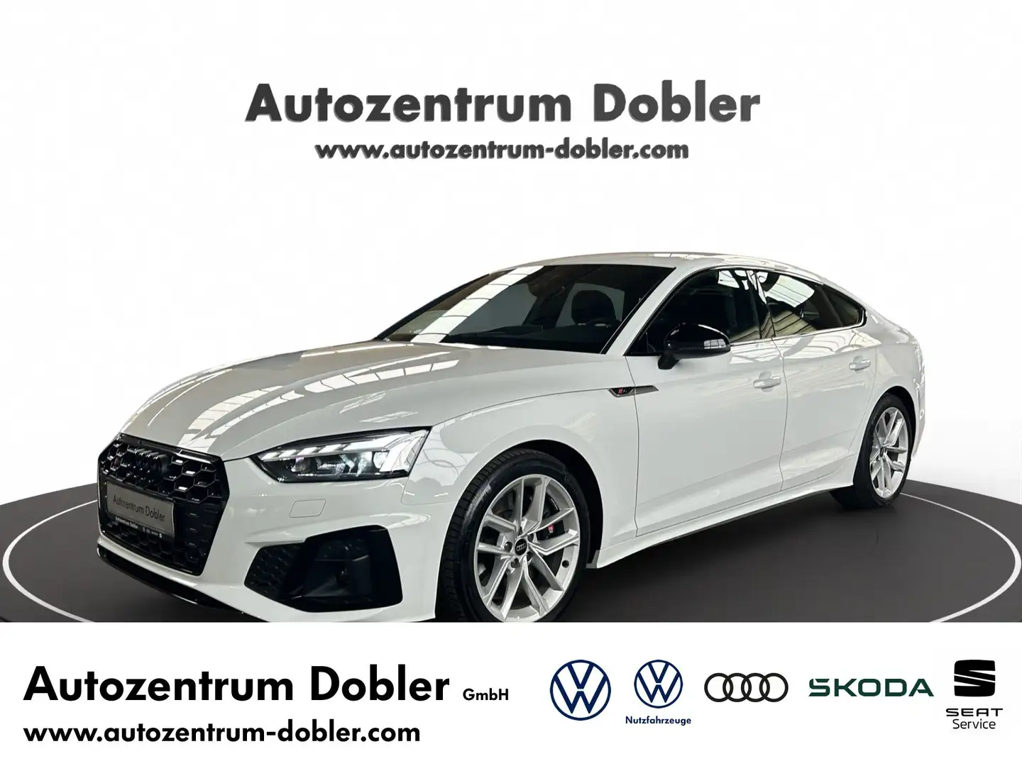 Audi S5 3.0 TDI quattro Sportback B+O Navi PDC EURO6 Weiß - 1