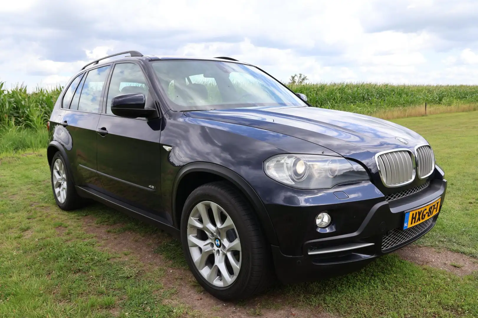 BMW X5 XDrive48i|V8|YOUNGTIMER|Pano-dak|Leer|Trekhaak|APK Blauw - 2