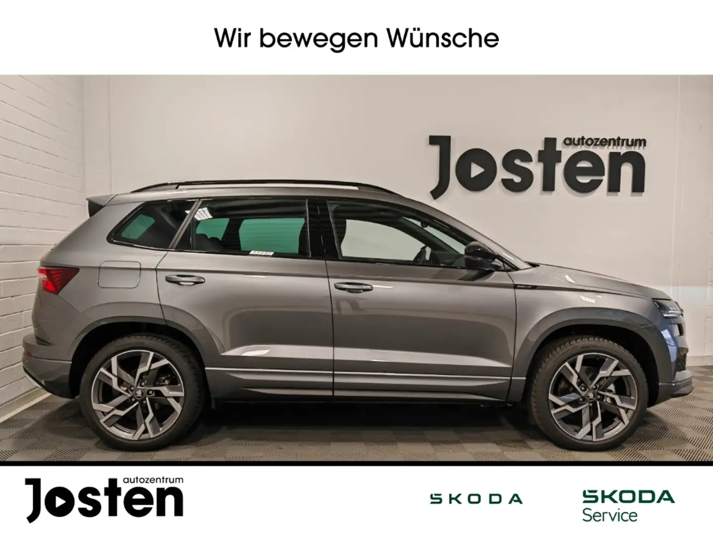 Skoda Karoq Sportline 2.0TDI 4x4 DCC Fahrass+ AHK Komfort Info Gris - 2