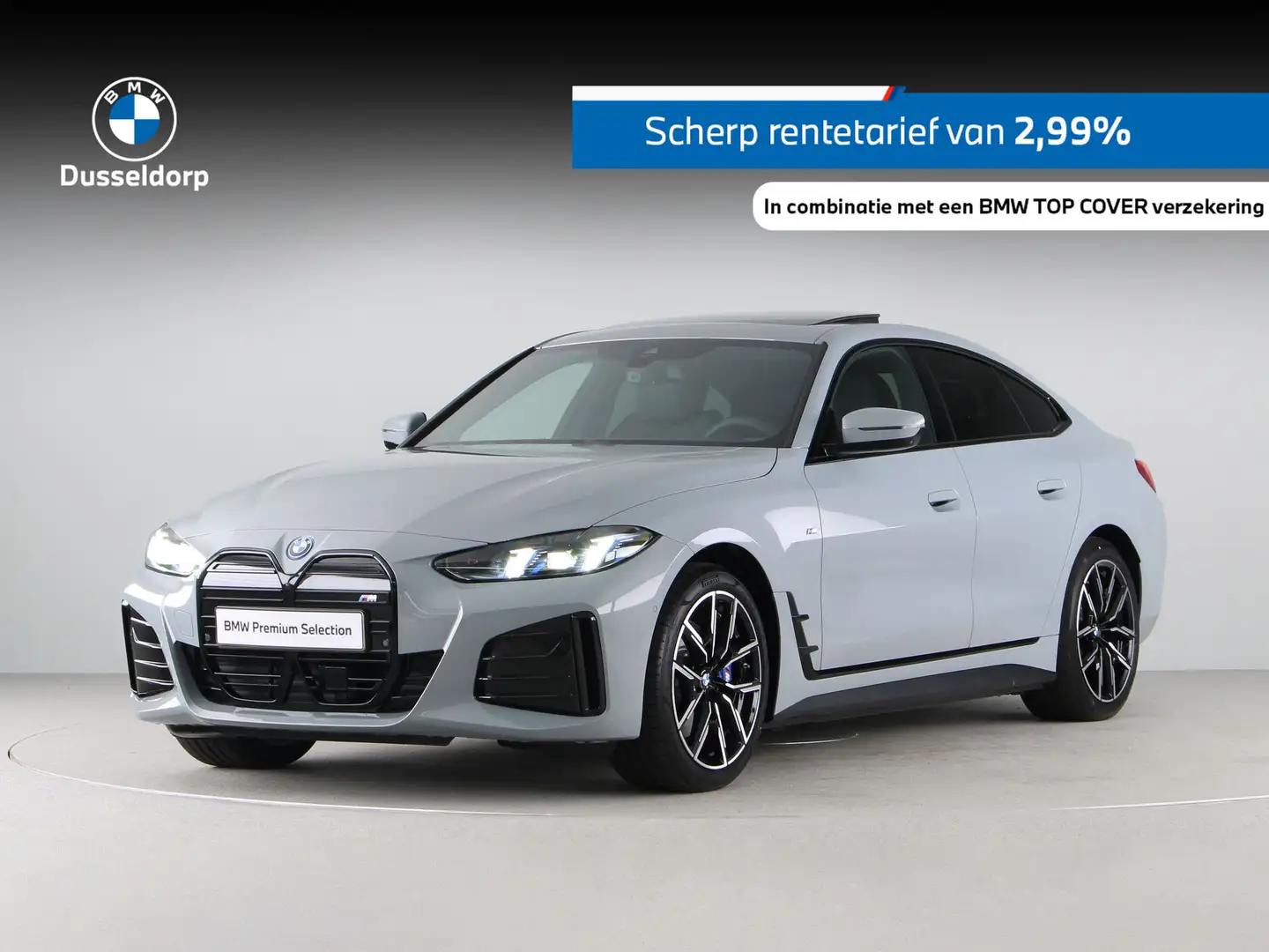 BMW i4 eDrive35 70 kWh M-Sport Grijs - 1