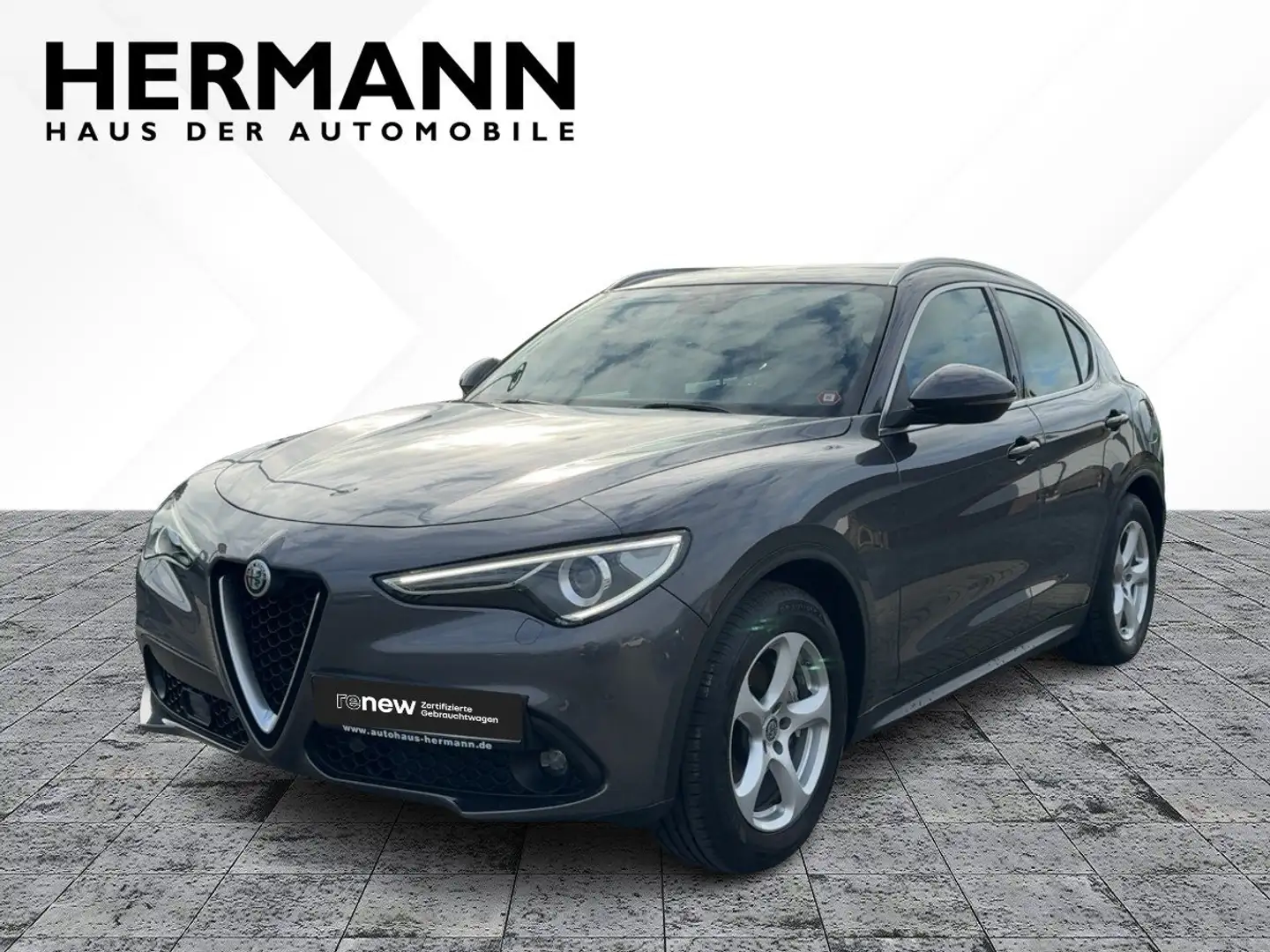 Alfa Romeo Stelvio 2.2 JTDM Business AHK*CAM*LED*SHZ*TWA*LM Grau - 1