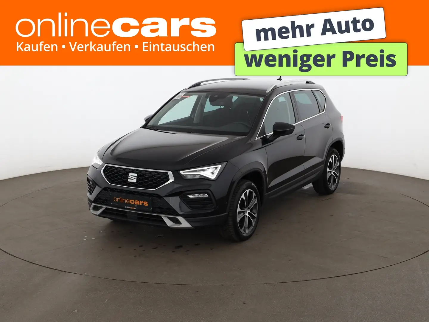 SEAT Ateca 2.0 TDI Style Aut LED AHK RADAR NAVI R-CAM Schwarz - 1