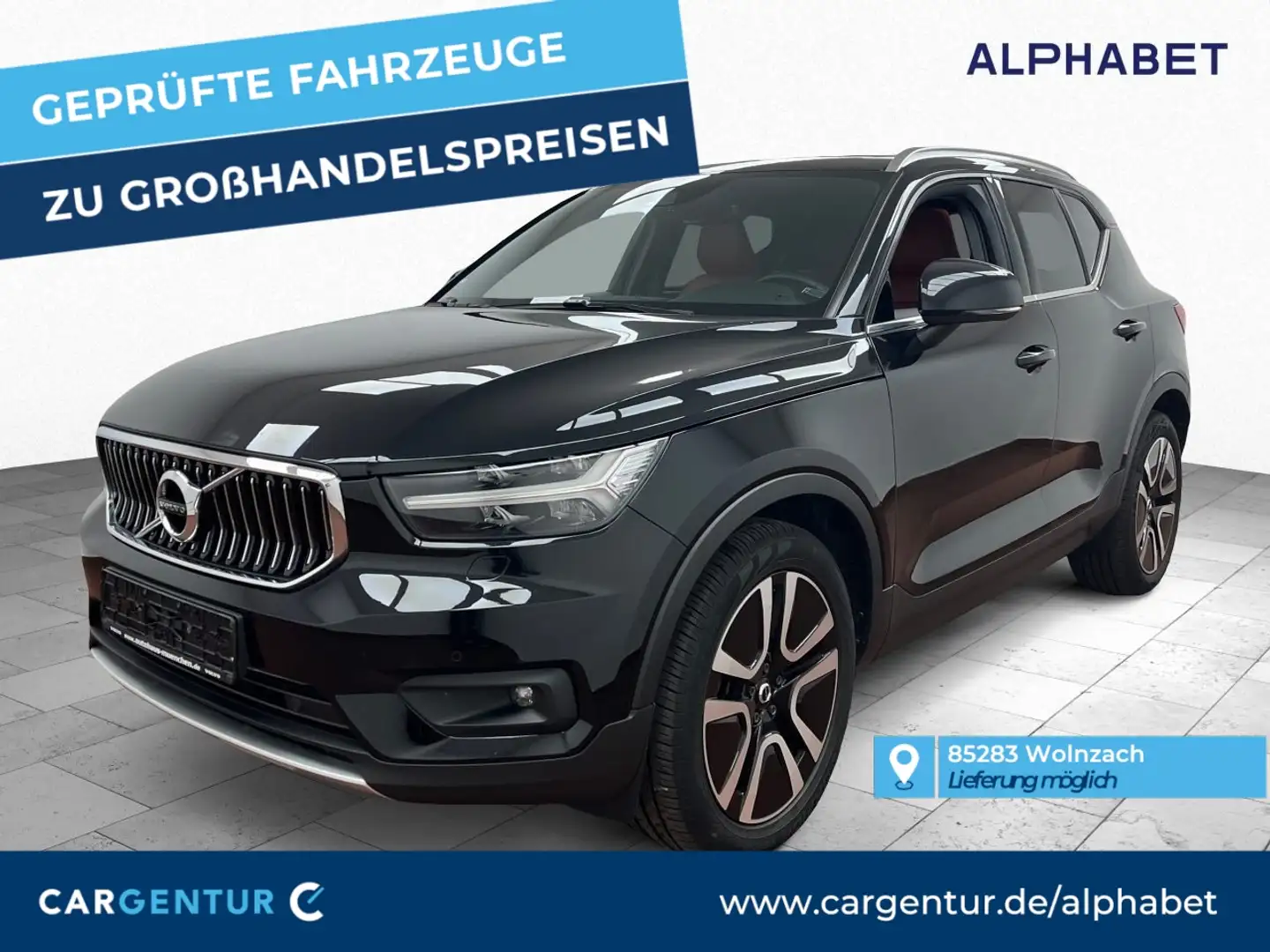 Volvo XC40 XC 40 D4 AWD Inscription AHK S-Dach StHz ACC BLIS Fekete - 1