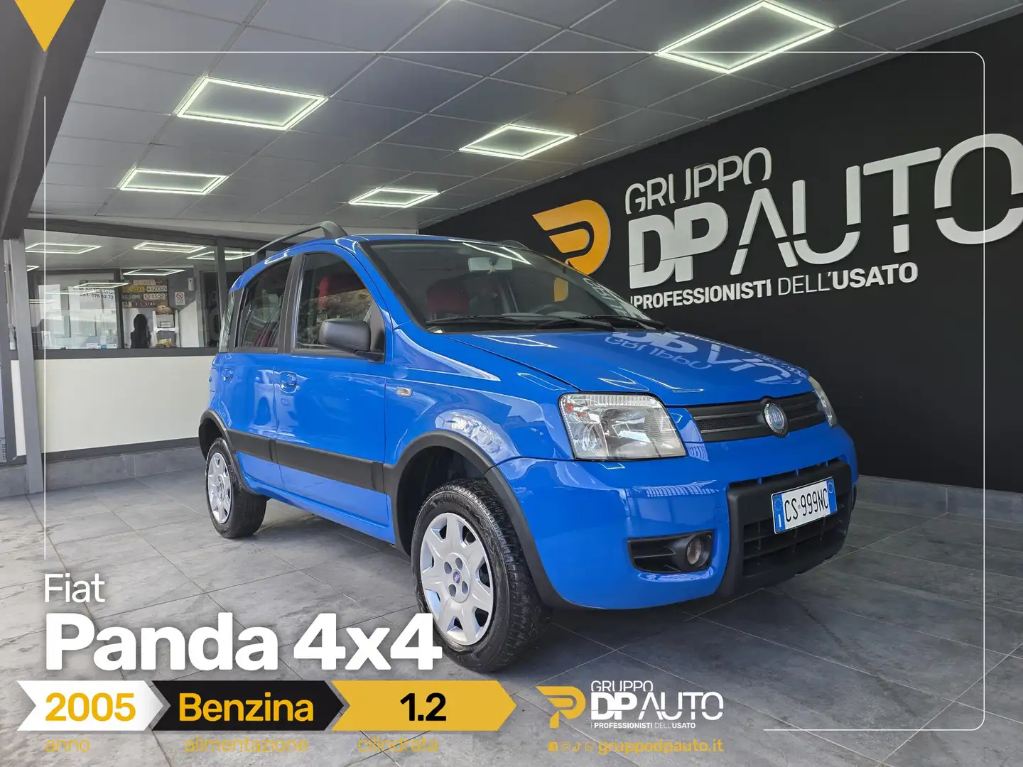Fiat Panda Panda 1.2 Climbing 4x4 Blauw - 1