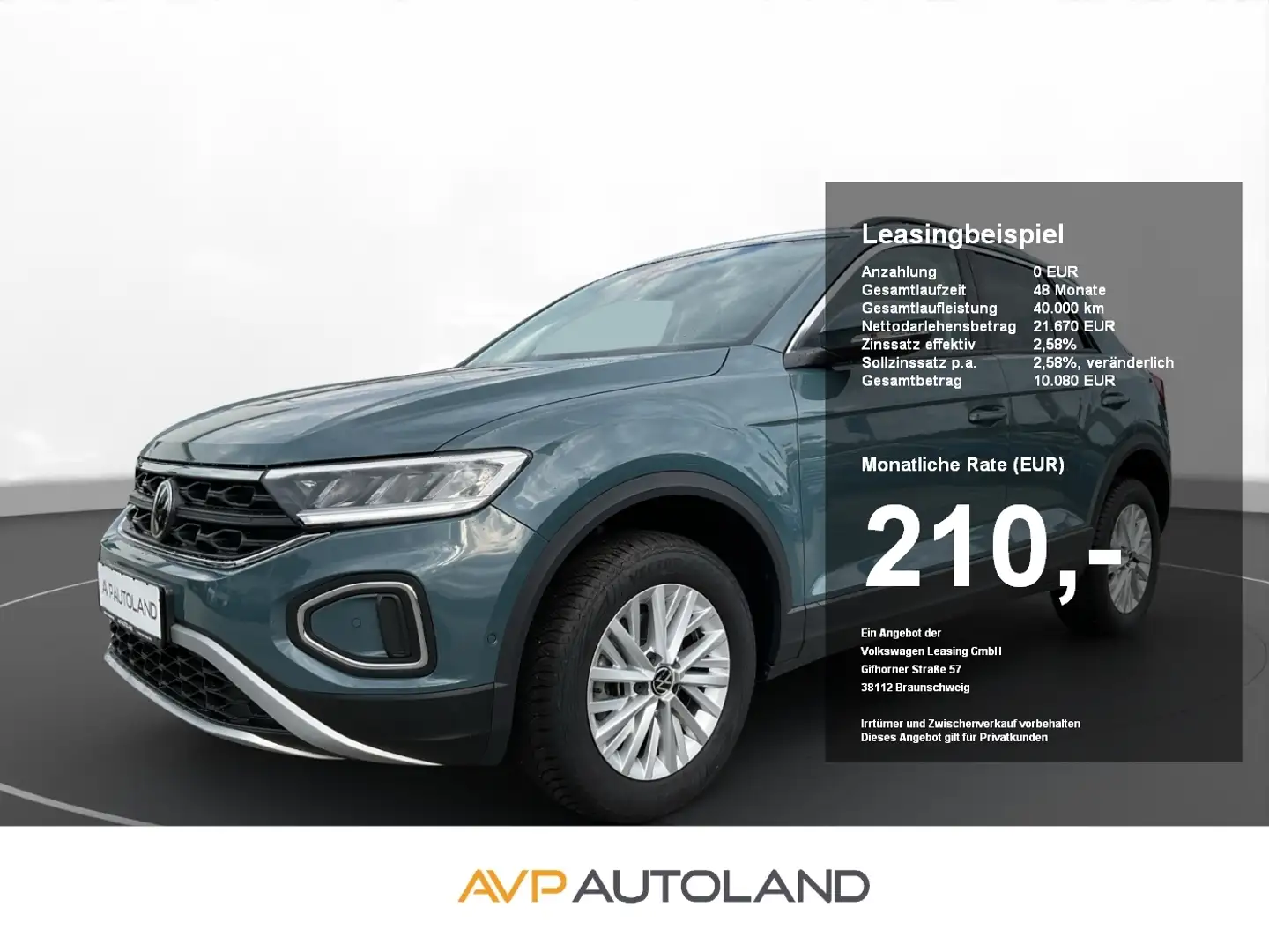 Volkswagen T-Roc 1.0 TSI Life | AHK | LED | SITZHEIZUNG | Blau - 1