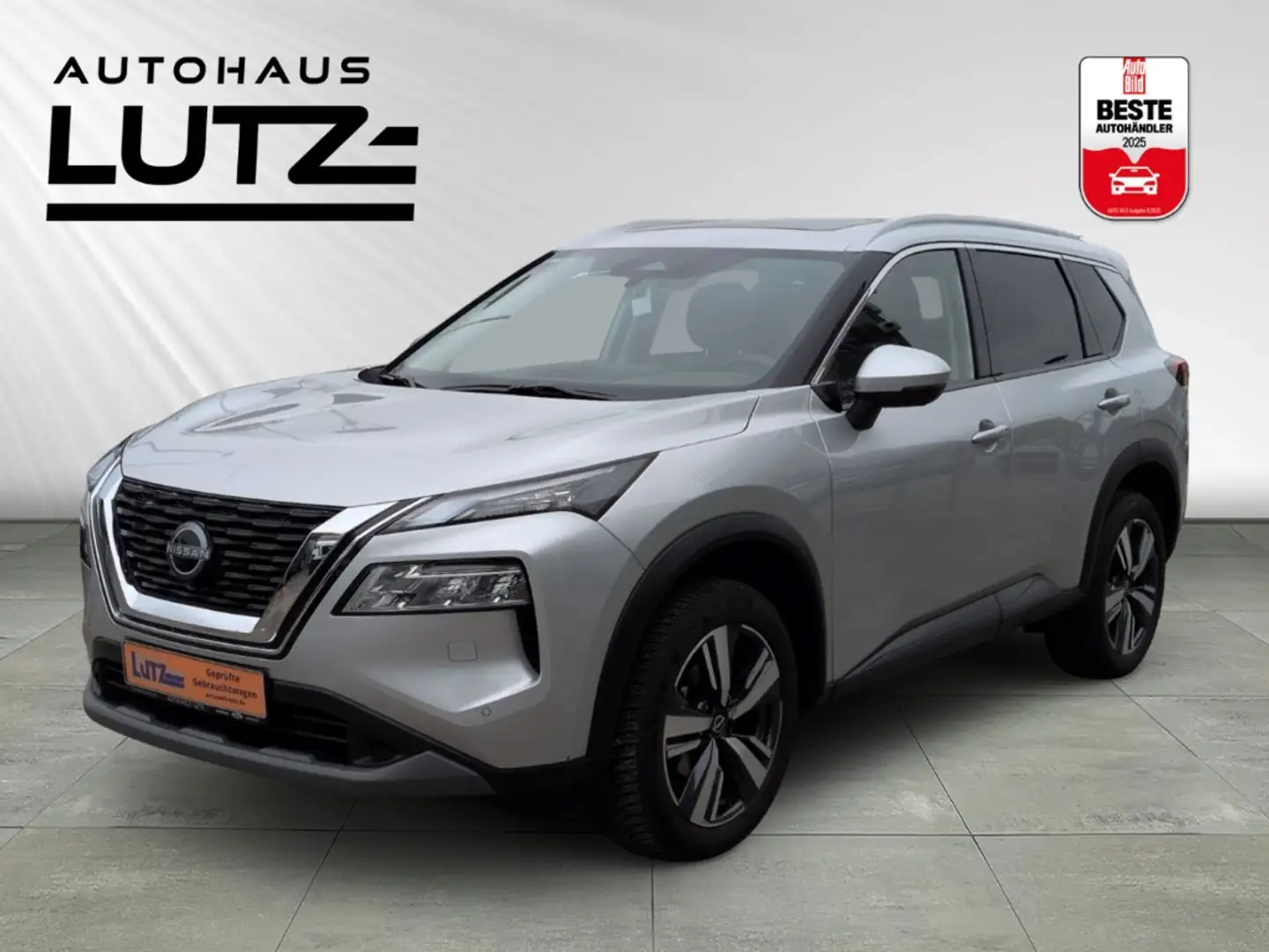 Nissan X-Trail N-Connecta Automatik Navi Glasdach City Stop LED K Zilver - 1