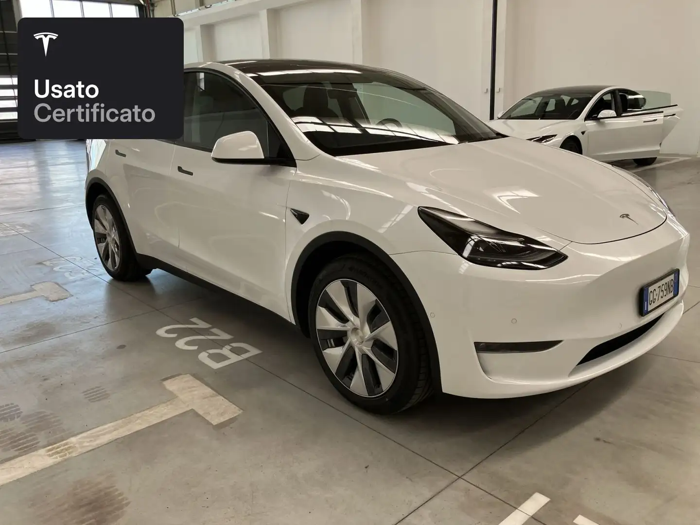 Tesla Model Y Long Range AWD Blanc - 2