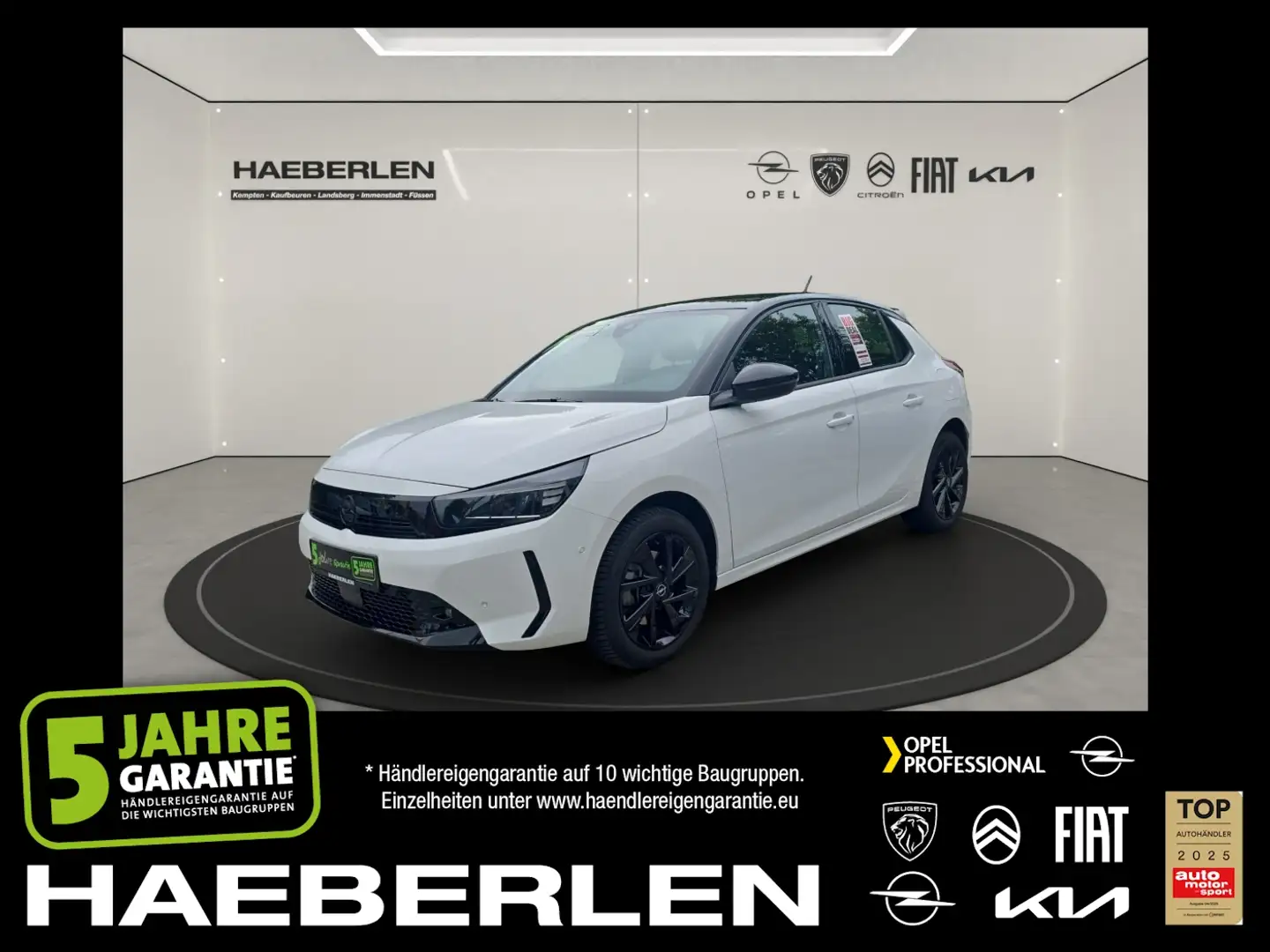 Opel Corsa F 1.2 Turbo GS *Kamera*Klima*Tempomat* Weiß - 1