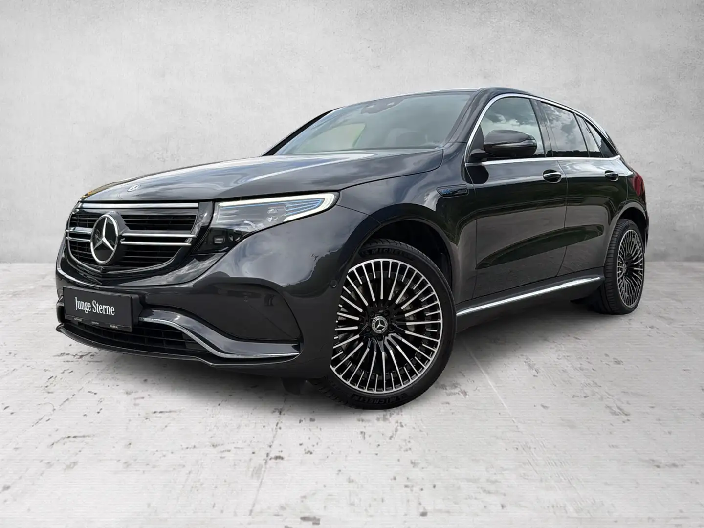 Mercedes-Benz EQC 400 4MATIC AMG FAP Distr Mbeam MBUX AUT RKam Šedá - 1
