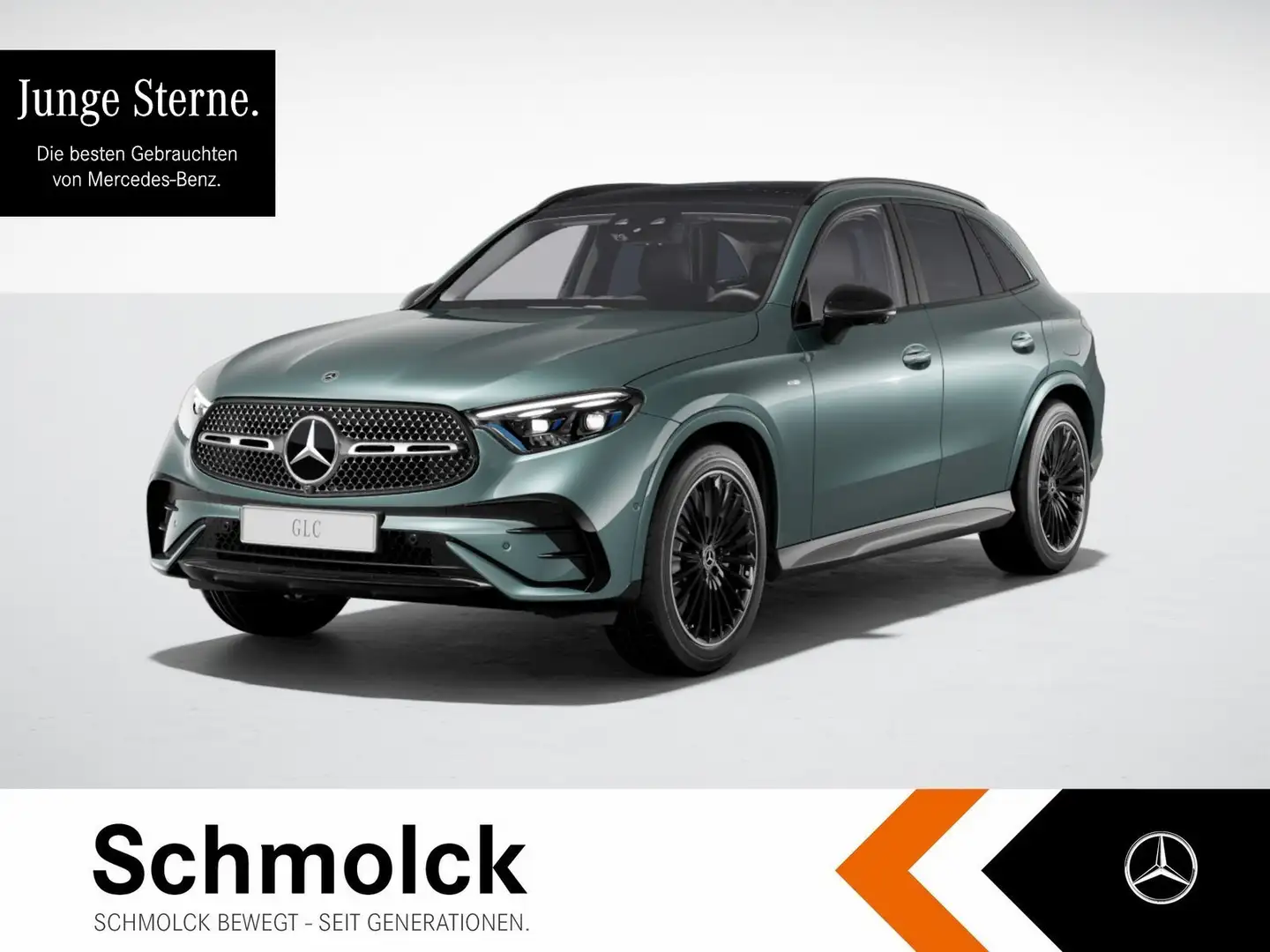 Mercedes-Benz GLC 400 e 4M AMG+9G+DIGI+AHK+AIRM+KYLS+PANO+BURM Silber - 1