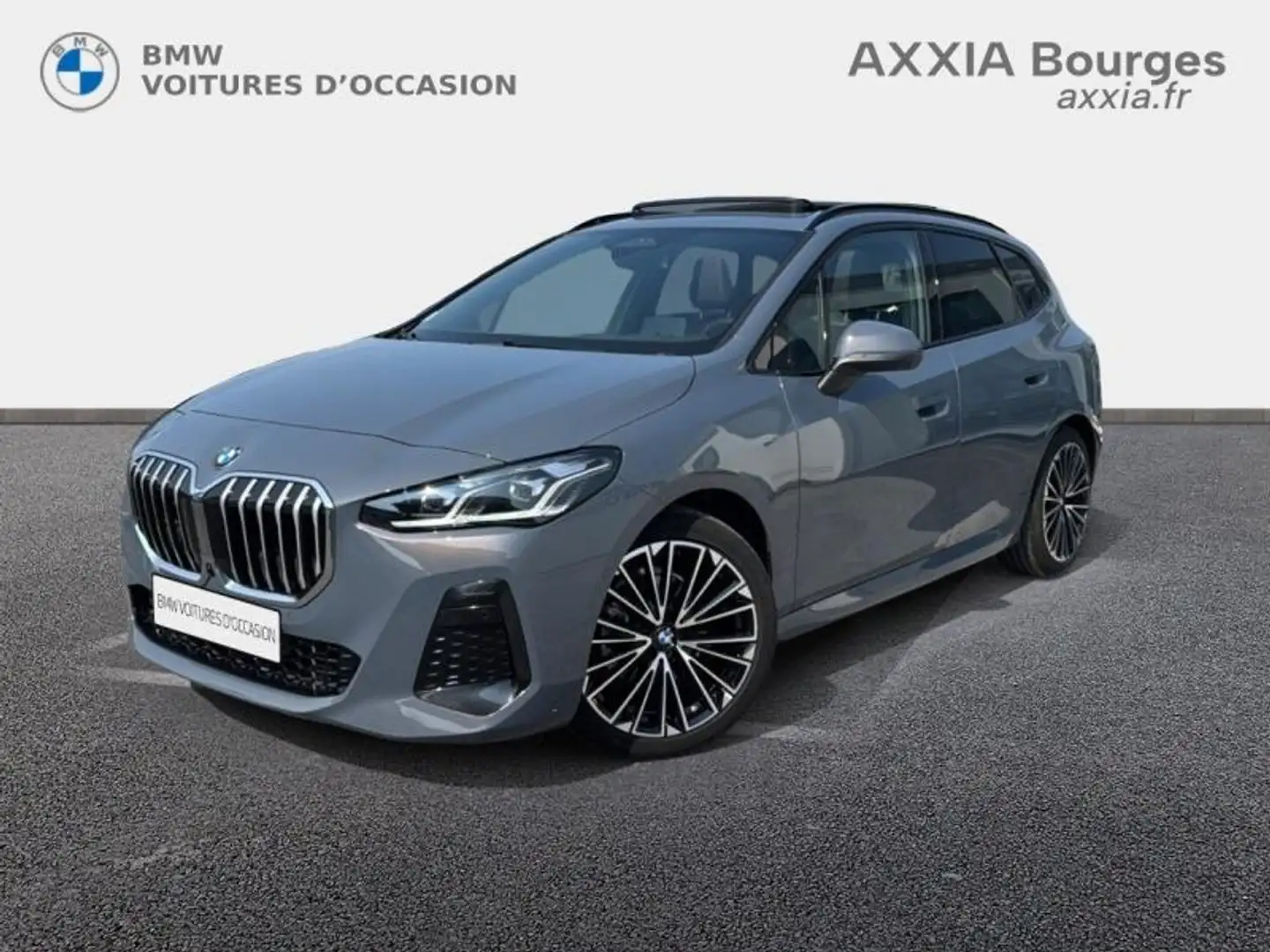 BMW 218 218i 136ch M Sport DKG7 Gris - 1