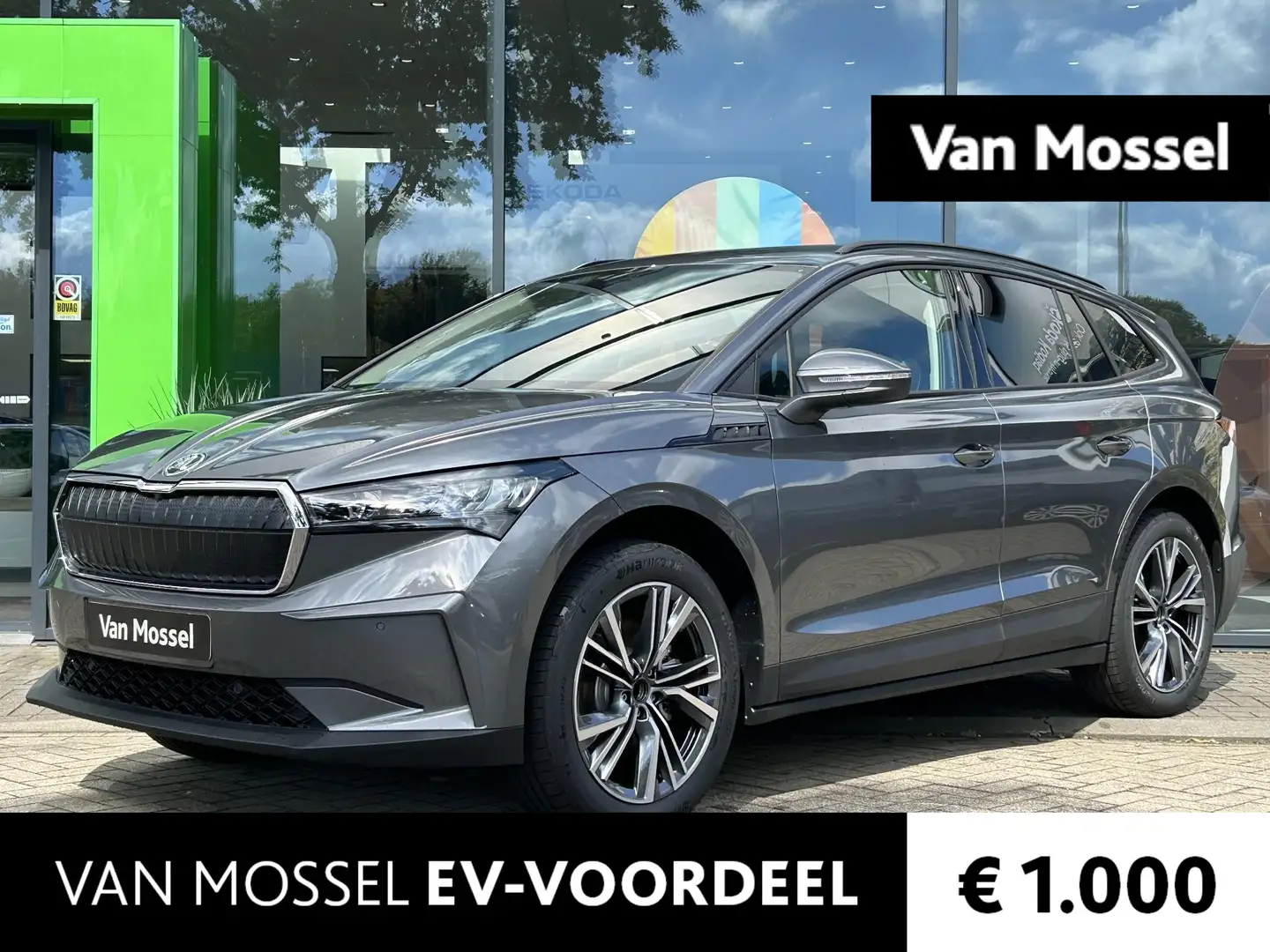 Skoda Enyaq 60 Business Edition 58 kWh 180 PK | Automaat | Mat Šedá - 1